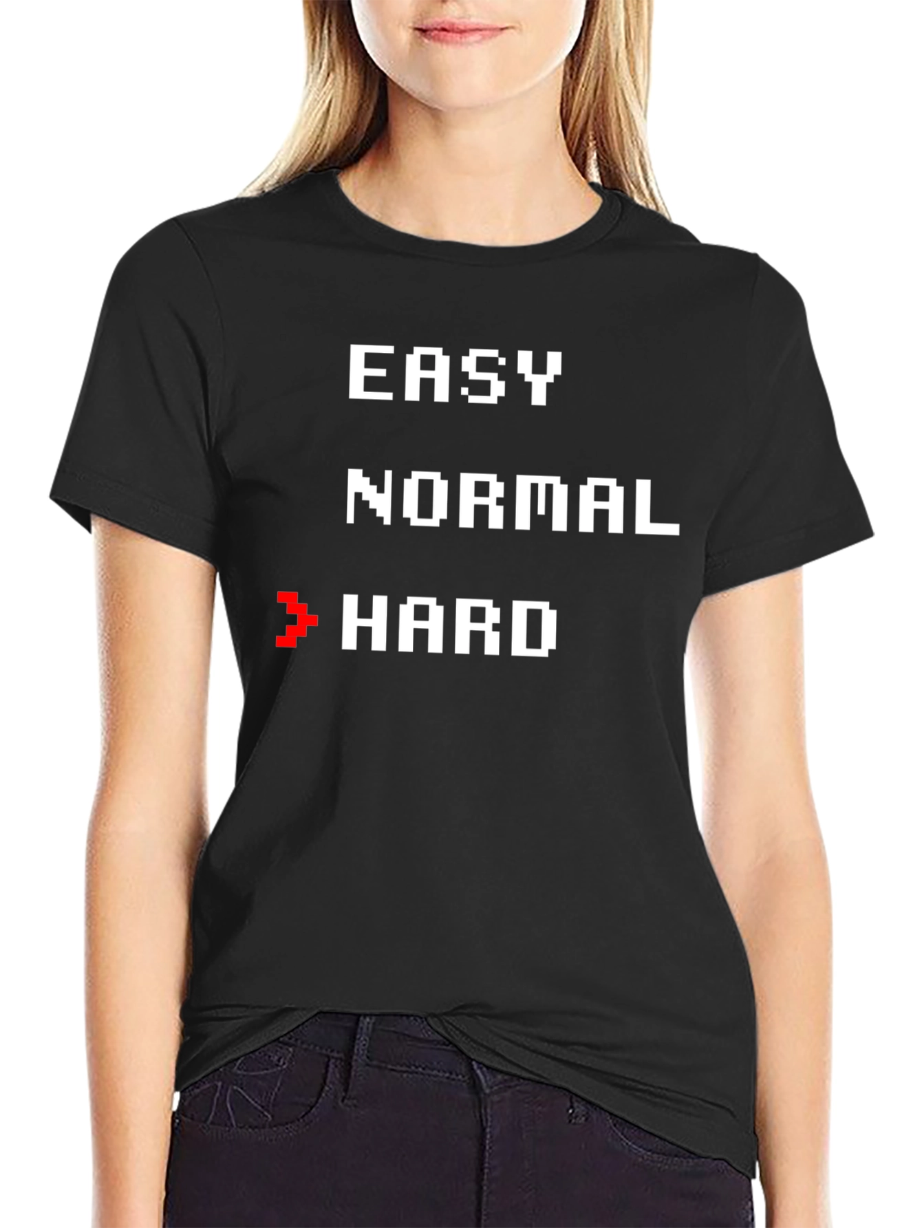 Retro Gamer T-Shirt - Choose Your Difficulty!