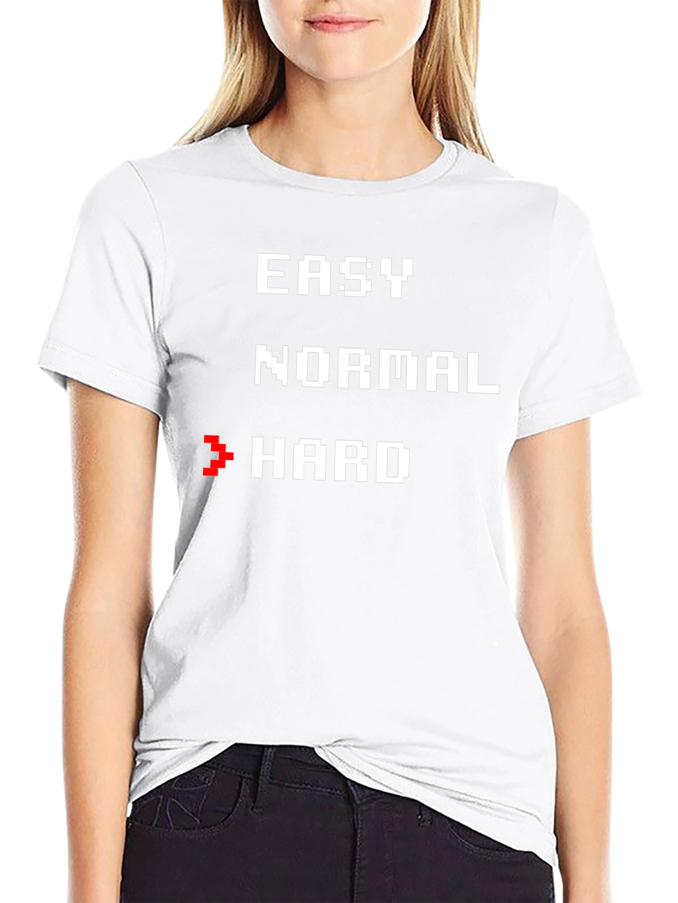 Retro Gamer T-Shirt - Choose Your Difficulty!