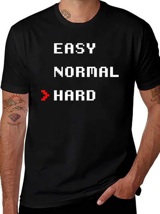 Retro Gamer T-Shirt - Choose Your Difficulty!