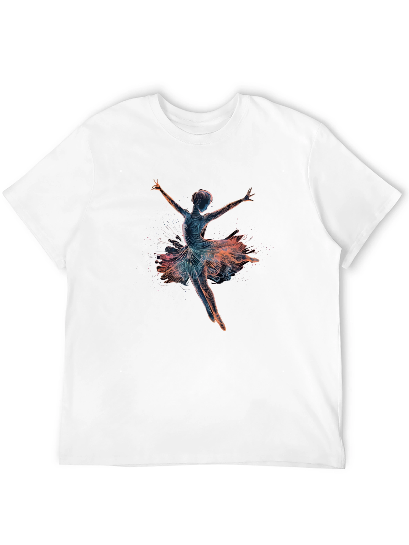 Ballerina Graphic Black T-Shirt