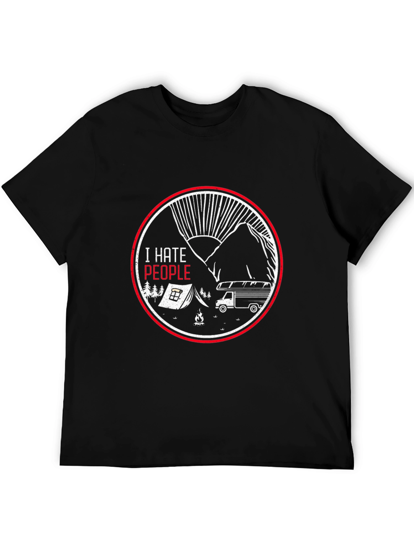I Hate People Camping T-Shirt