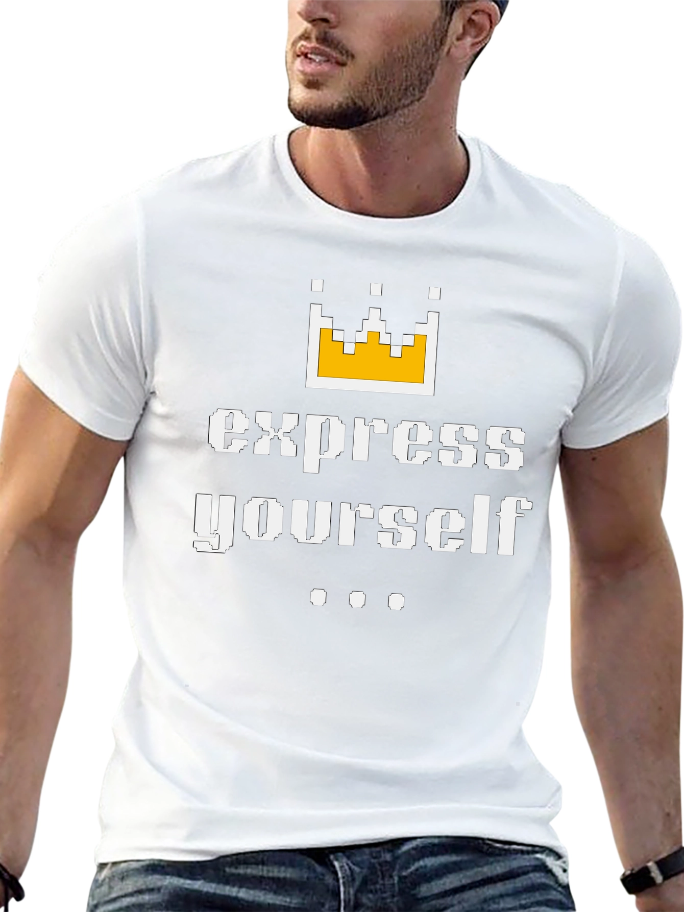Express Yourself Pixelated T-Shirt