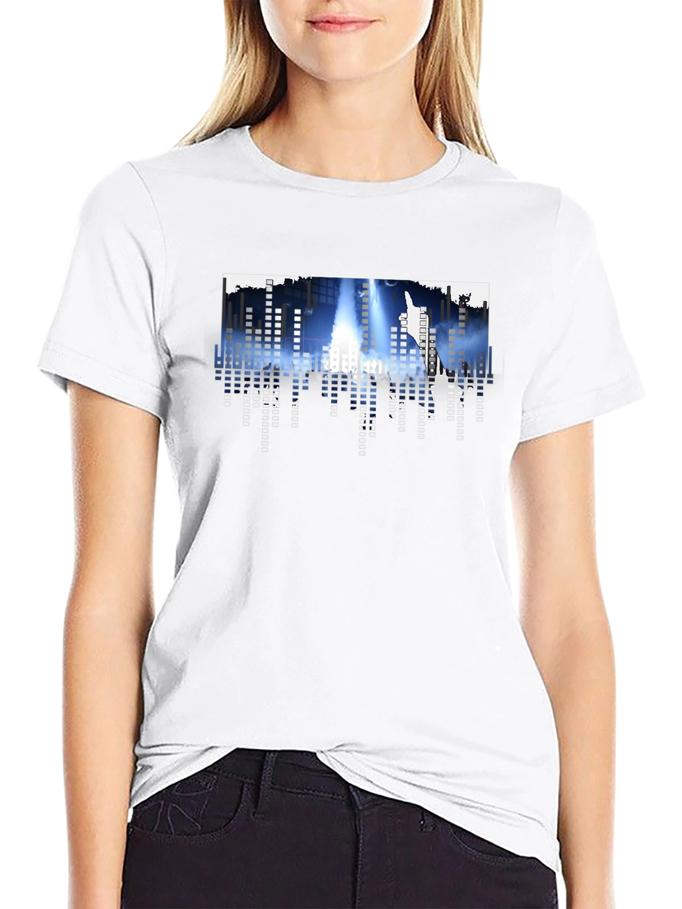 Urban Beat Tee - Cityscape Equalizer T-Shirt