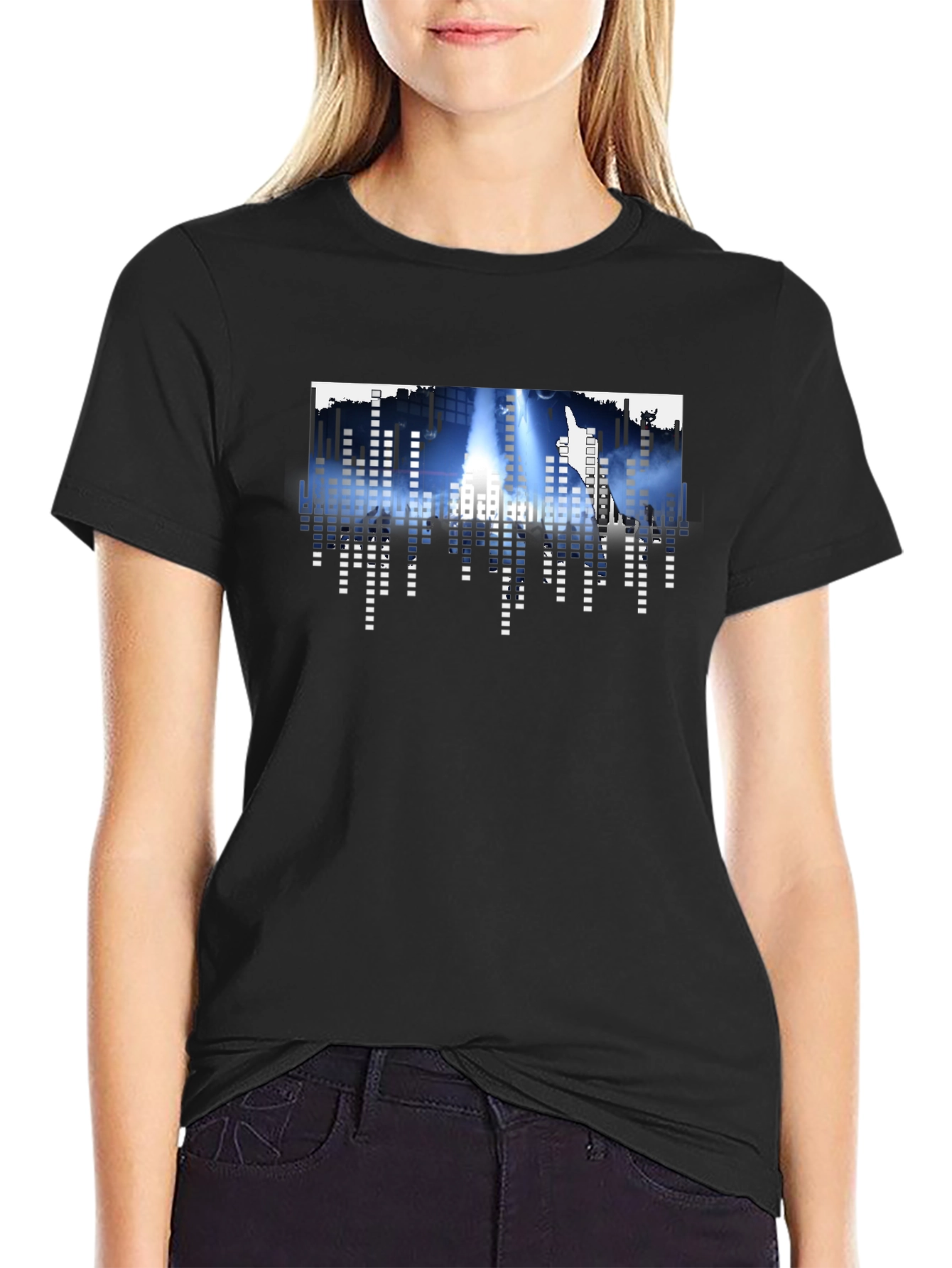 Urban Beat Tee - Cityscape Equalizer T-Shirt