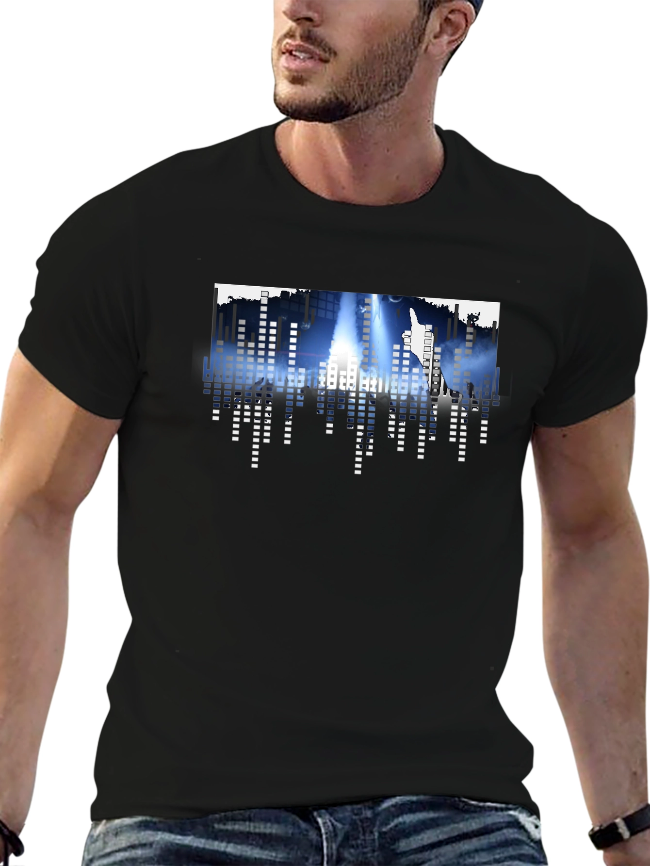 Urban Beat Tee - Cityscape Equalizer T-Shirt