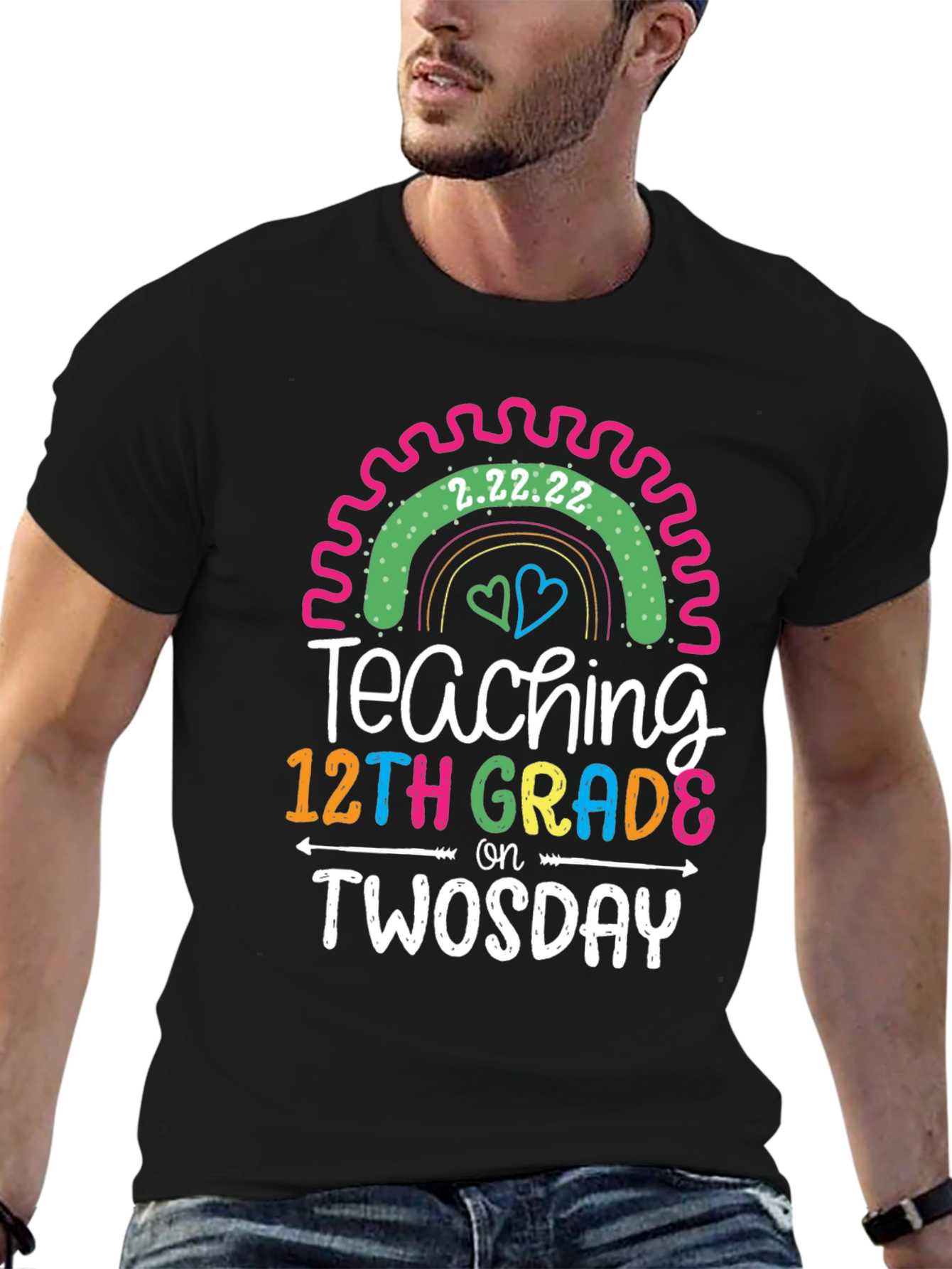 Teaching 12th Grade on Twosday Tee