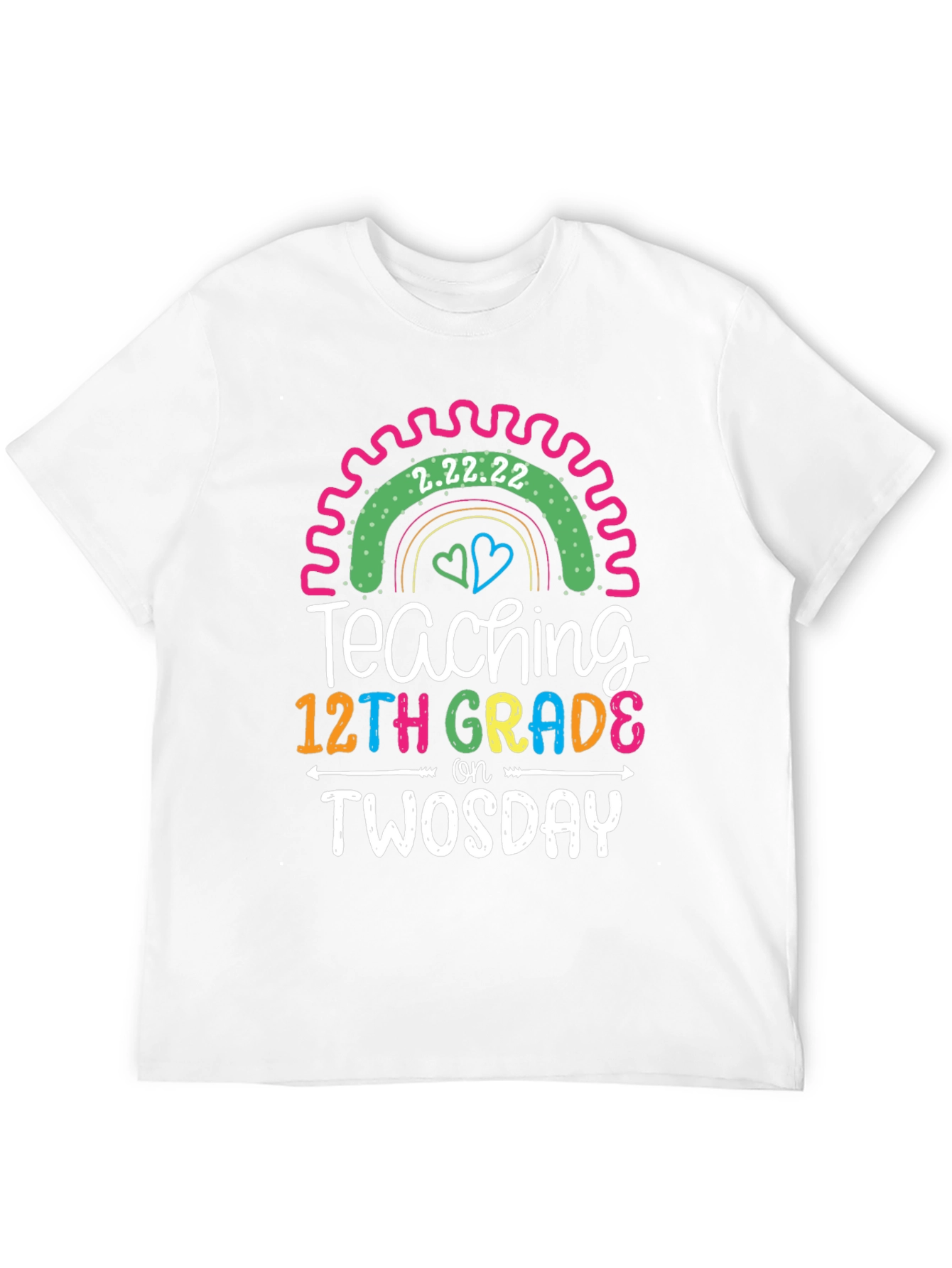 Teaching 12th Grade on Twosday Tee