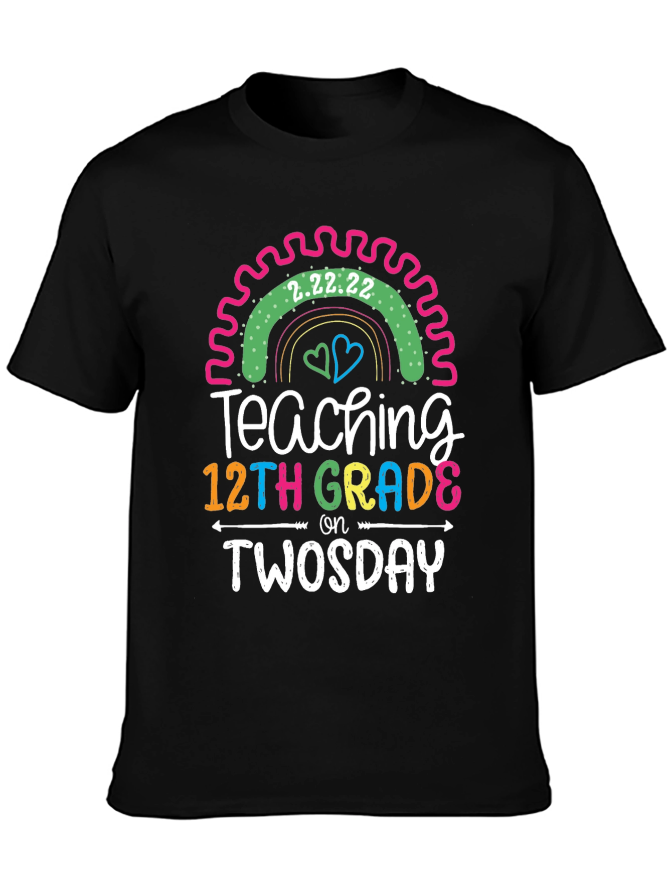 Teaching 12th Grade on Twosday Tee