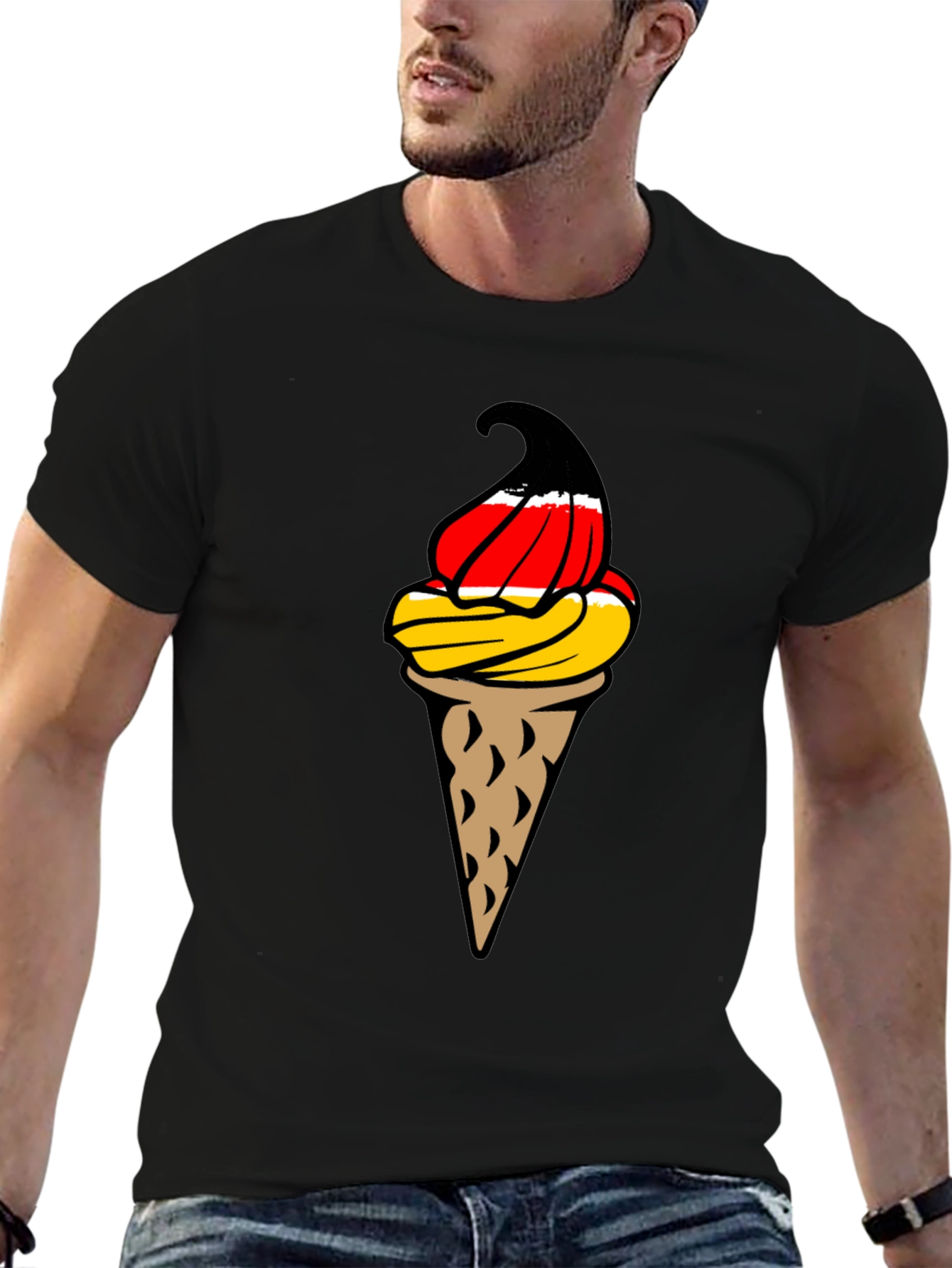 Germany Flag Ice Cream T-Shirt