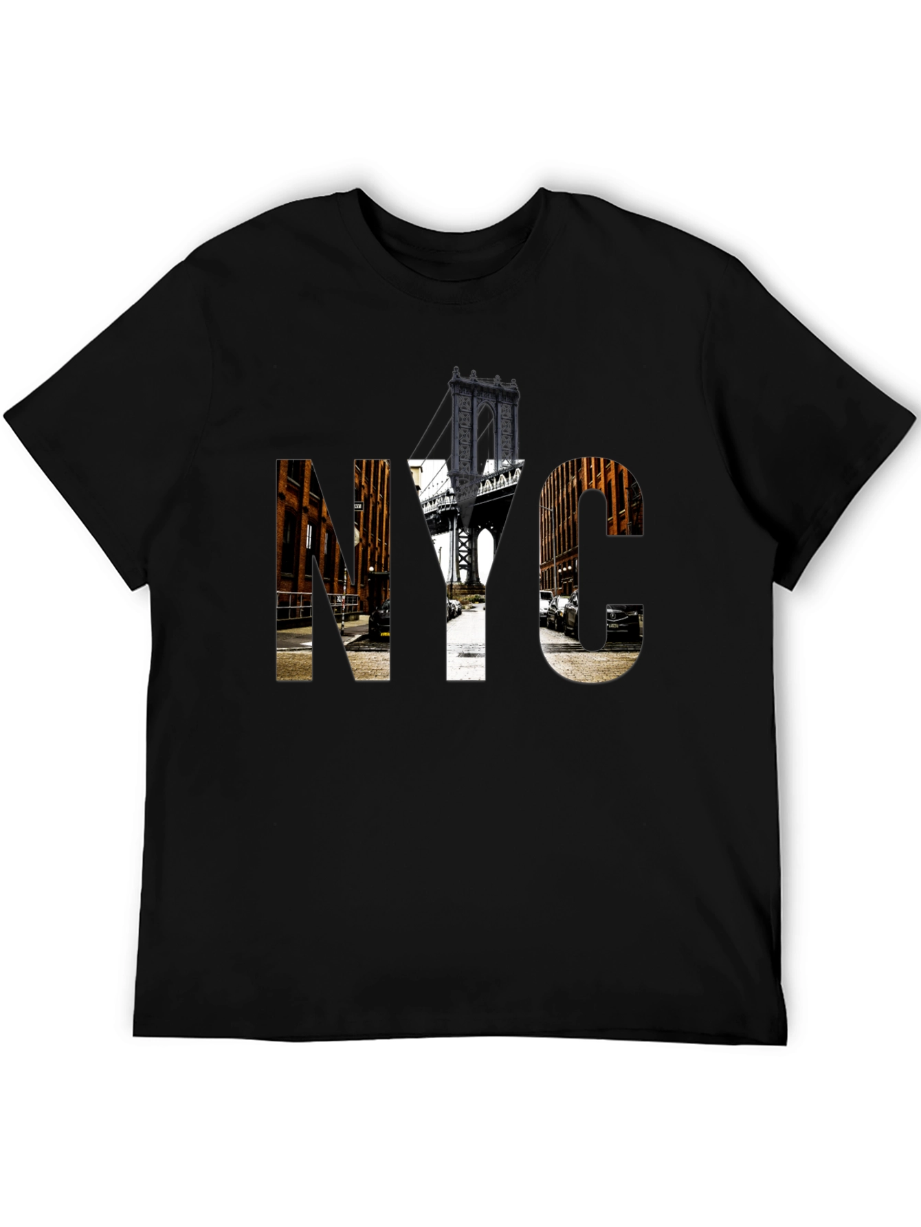NYC Bridge Graphic T-Shirt