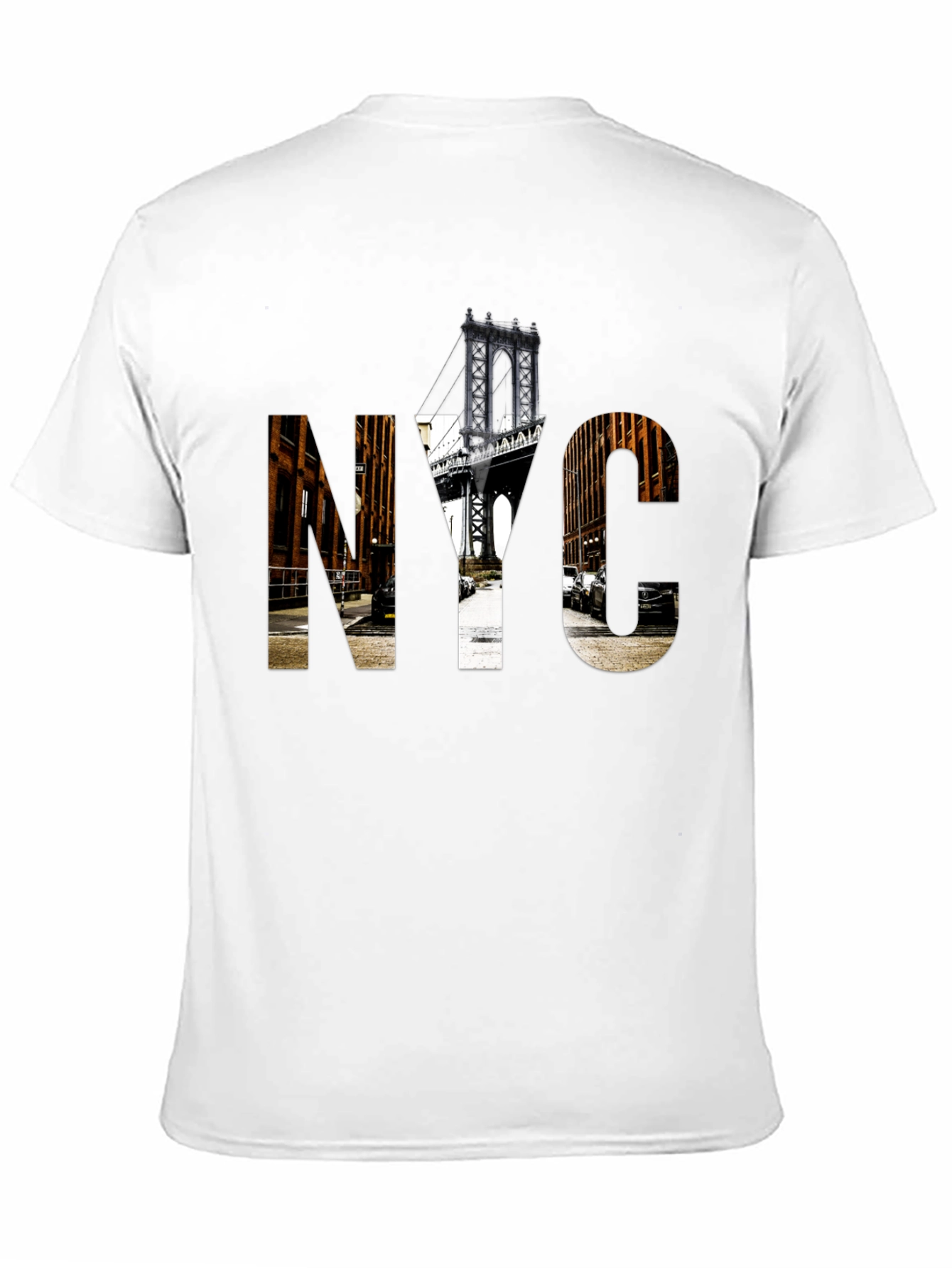 NYC Bridge Graphic T-Shirt