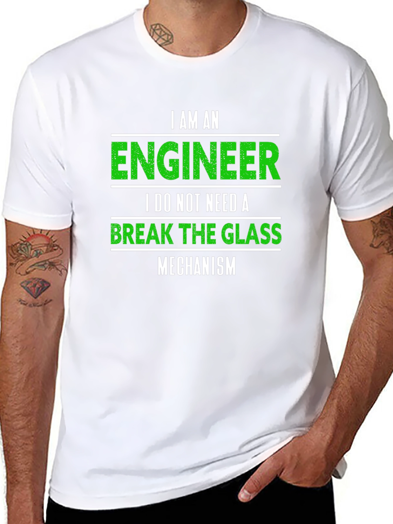 Engineer T-Shirt: Break The Glass Mechanism