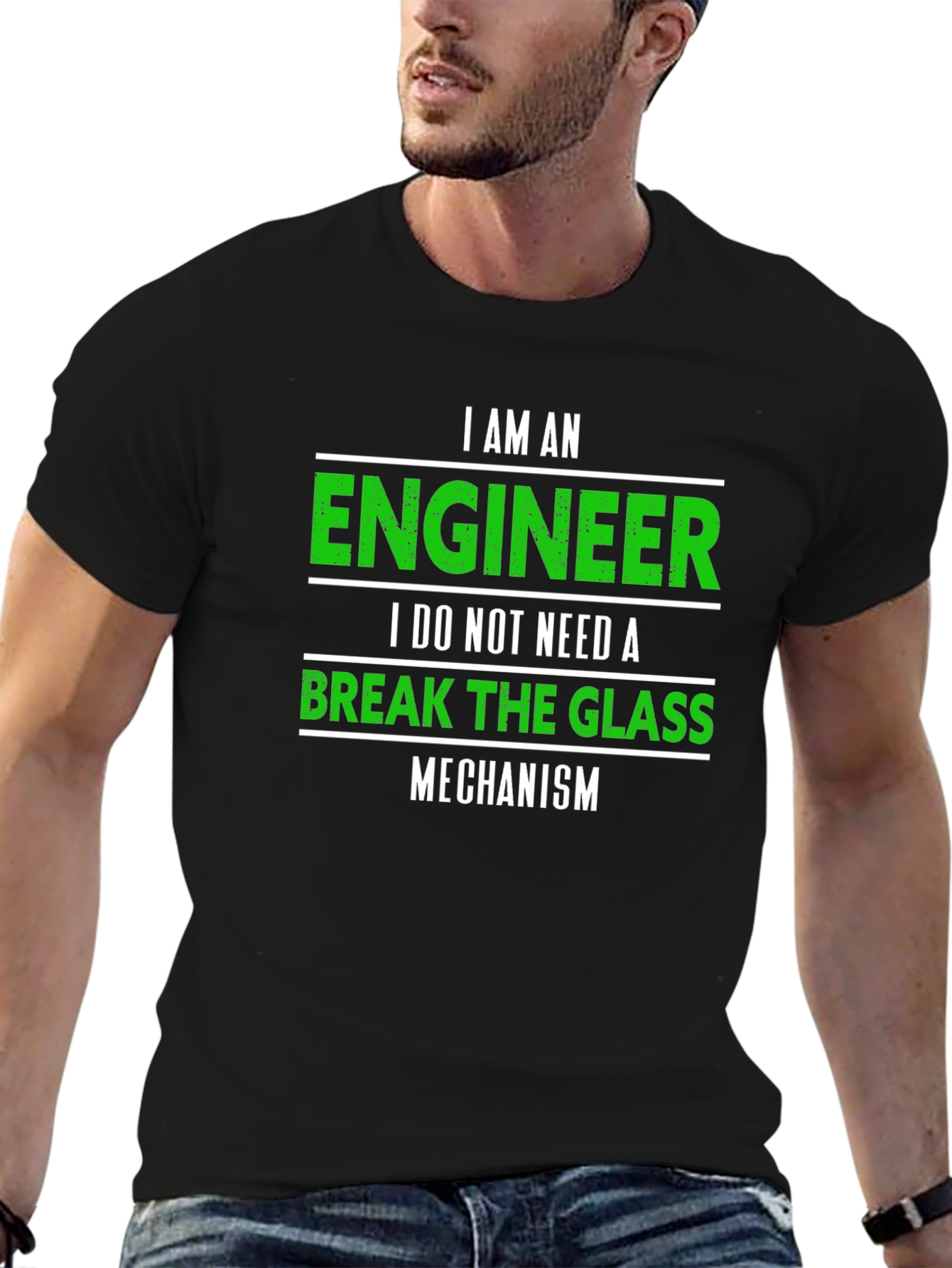 Engineer T-Shirt: Break The Glass Mechanism