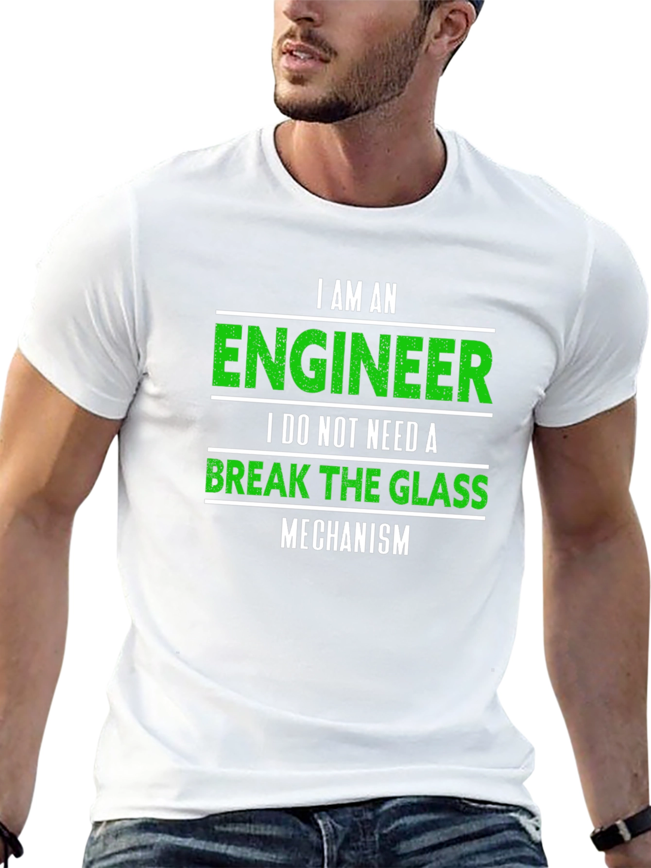 Engineer T-Shirt: Break The Glass Mechanism