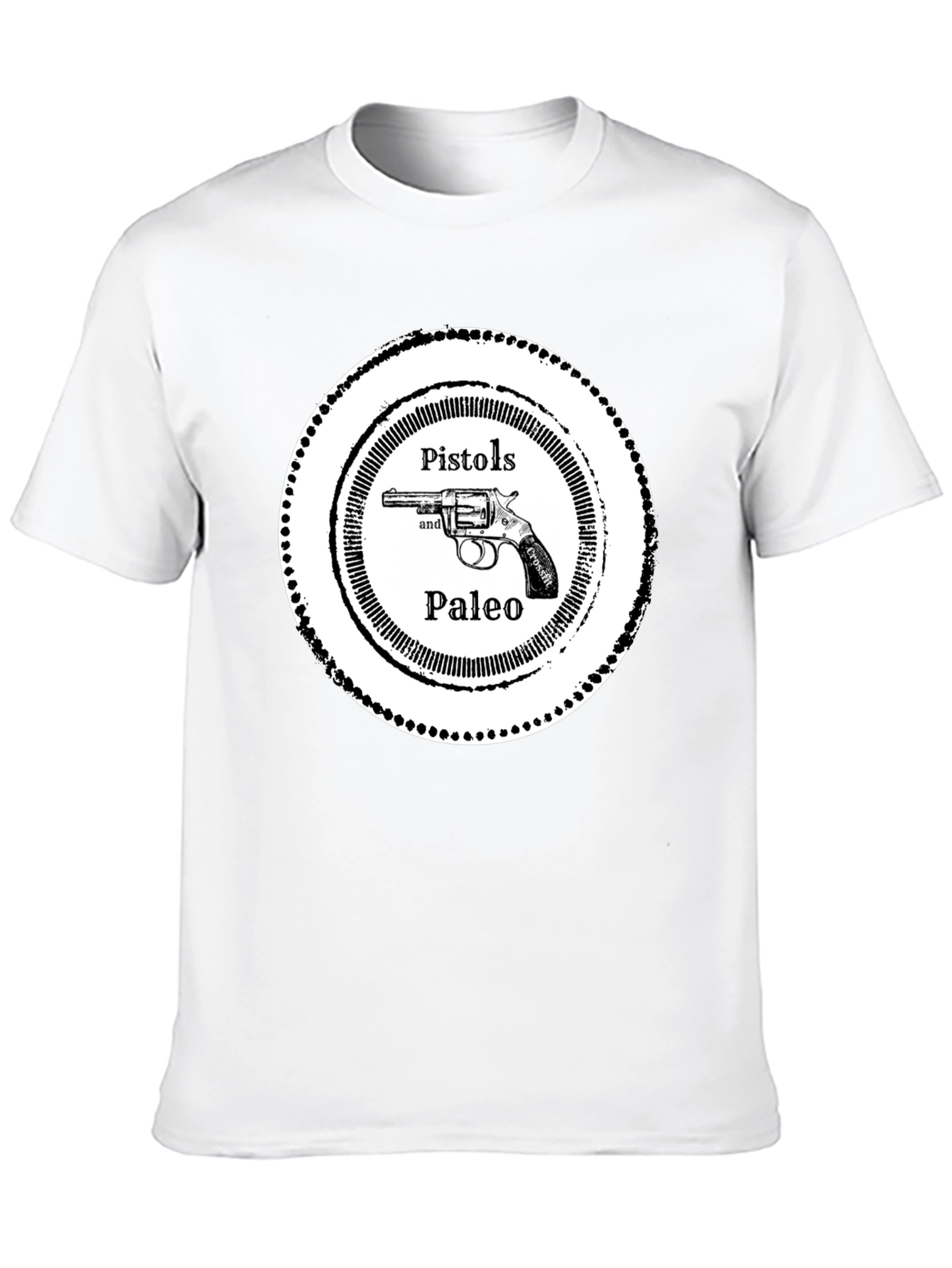 Pistols and Paleo Graphic Tee - Black