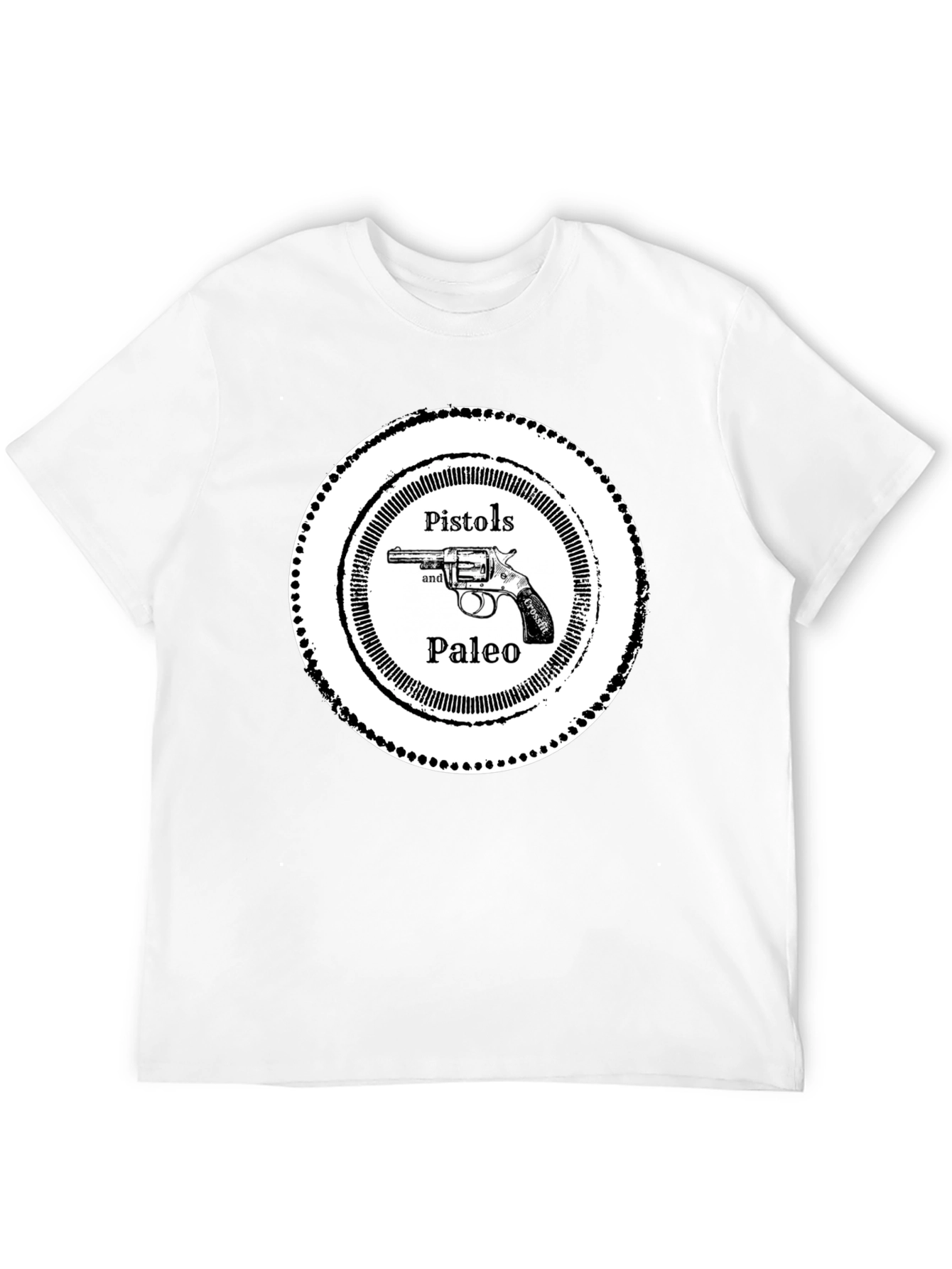 Pistols and Paleo Graphic Tee - Black