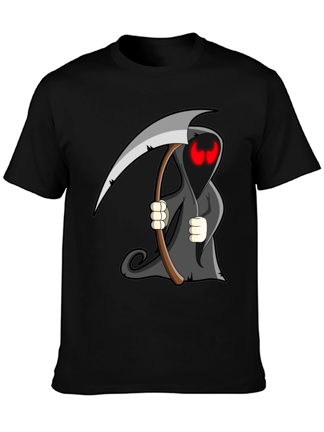 Grim Reaper Graphic Tee - Mens Black T-Shirt