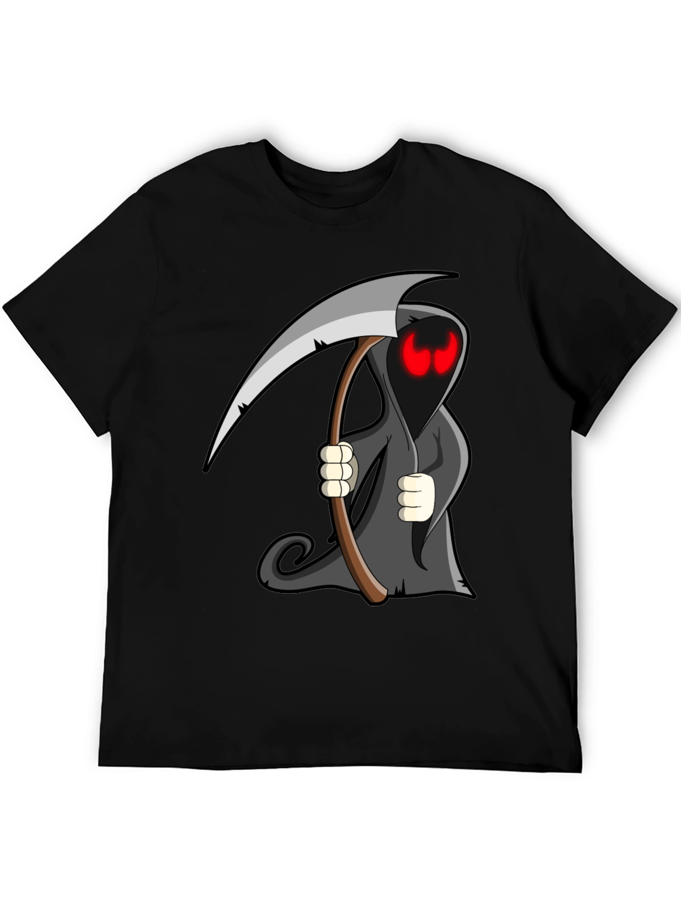 Grim Reaper Graphic Tee - Mens Black T-Shirt