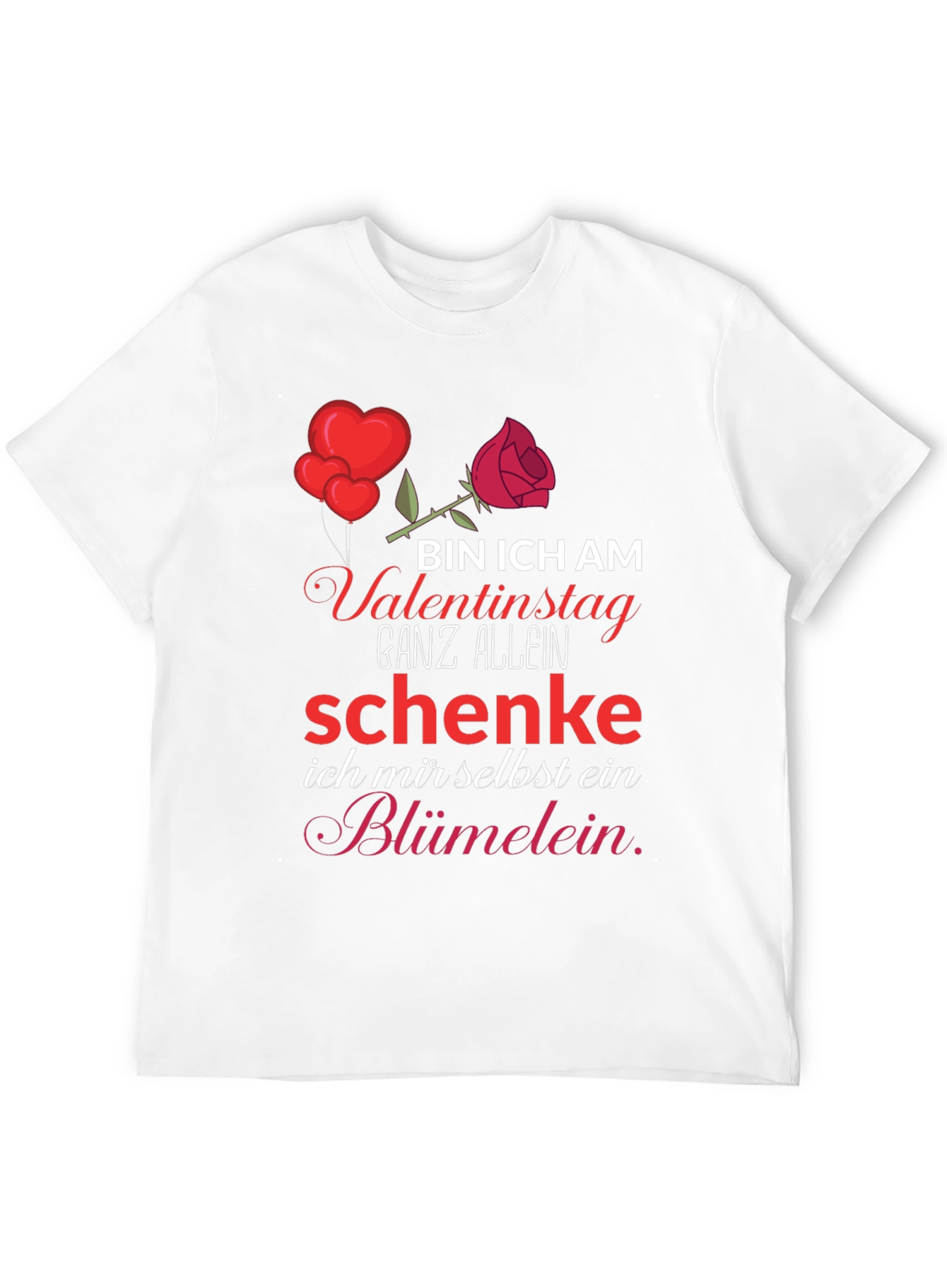 Valentines Day Alone Funny T-Shirt