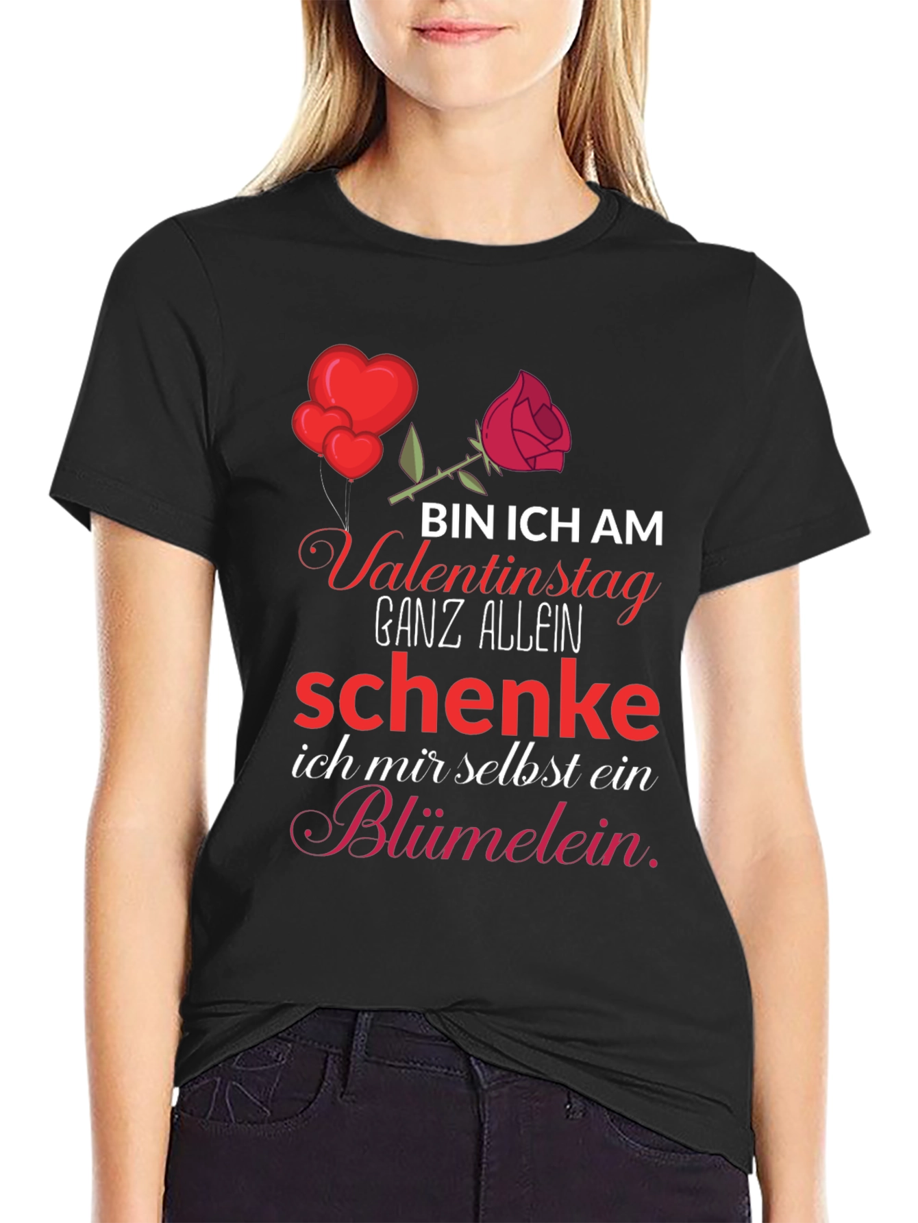 Valentines Day Alone Funny T-Shirt