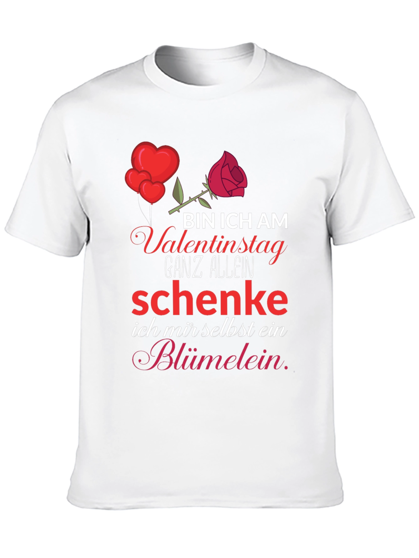 Valentines Day Alone Funny T-Shirt