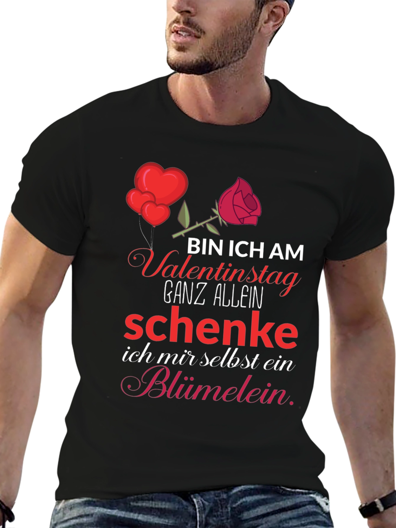 Valentines Day Alone Funny T-Shirt