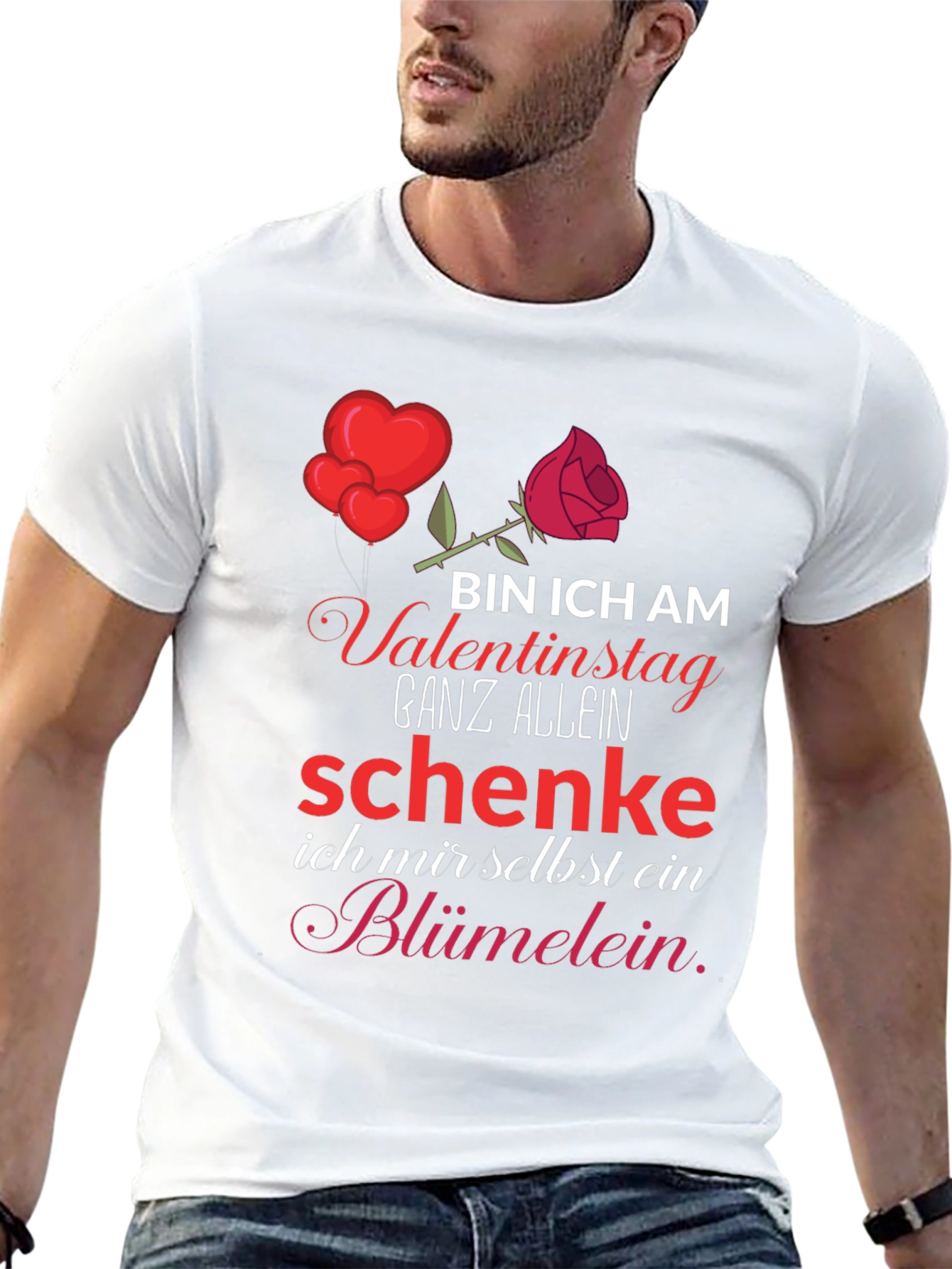 Valentines Day Alone Funny T-Shirt