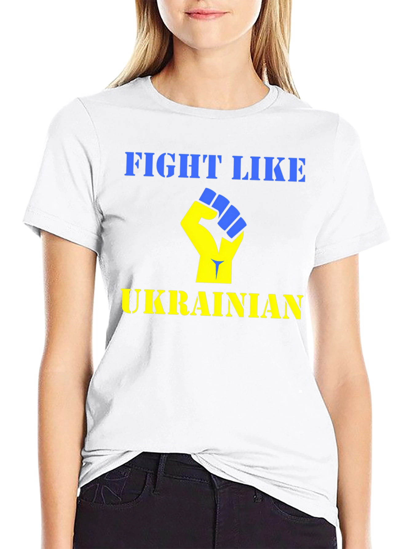 Fight Like Ukrainian T-Shirt - Support Ukraine
