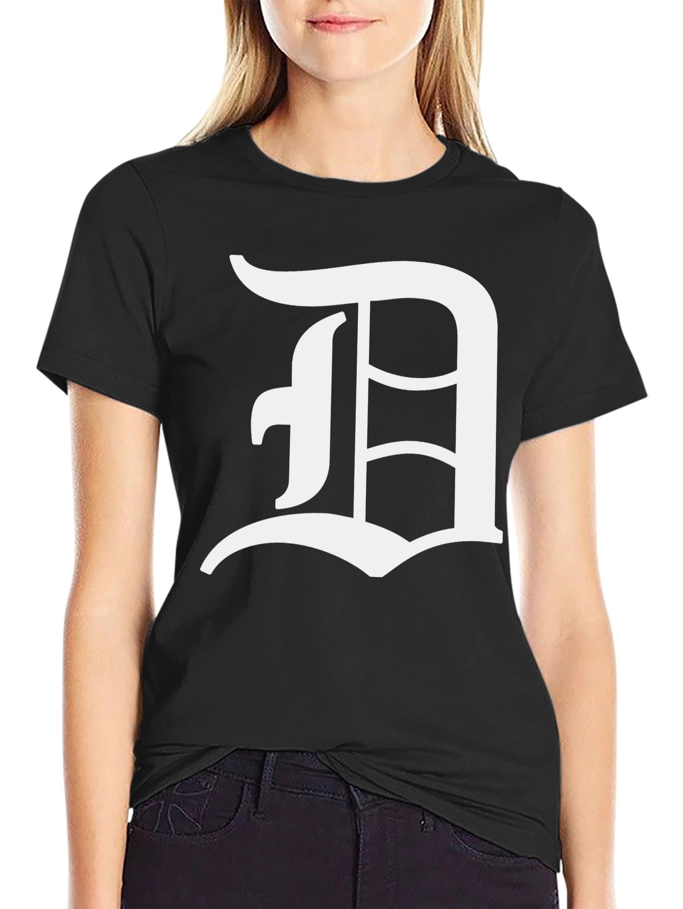 Detroit D Black T-Shirt
