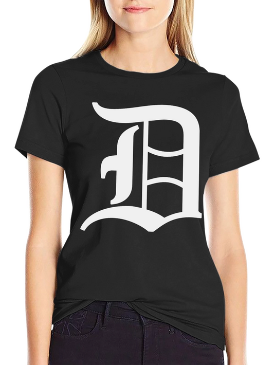 Detroit D Black T-Shirt