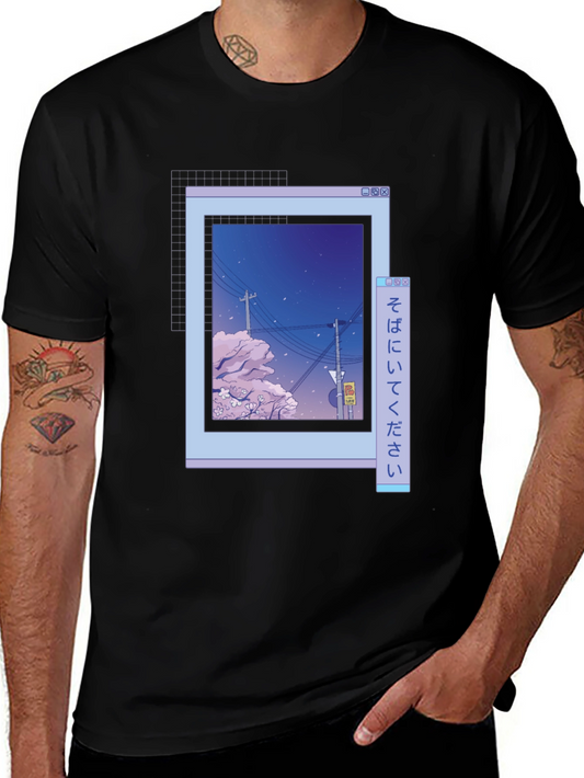 Aesthetic Vaporwave Japanese T-Shirt