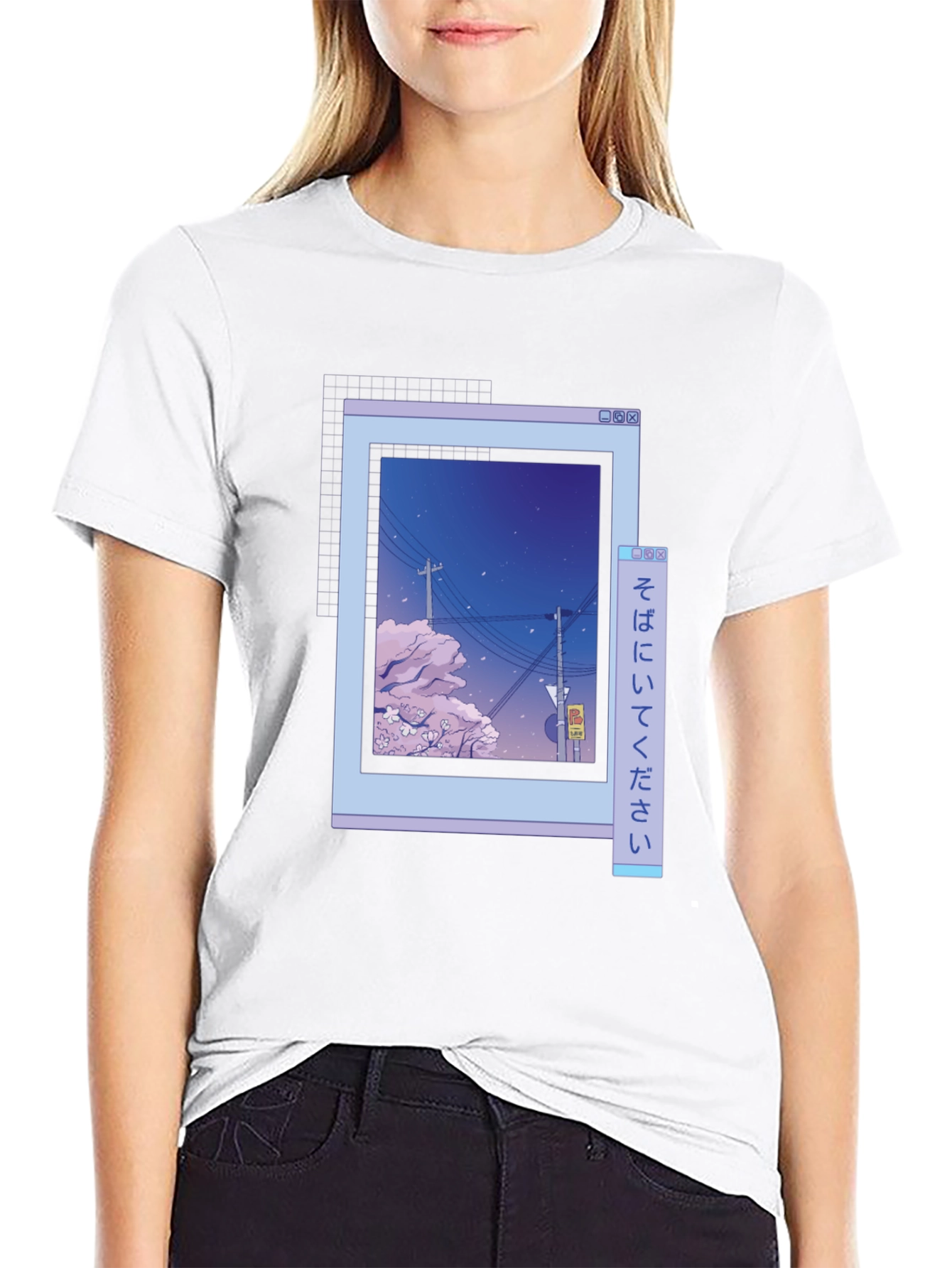 Aesthetic Vaporwave Japanese T-Shirt