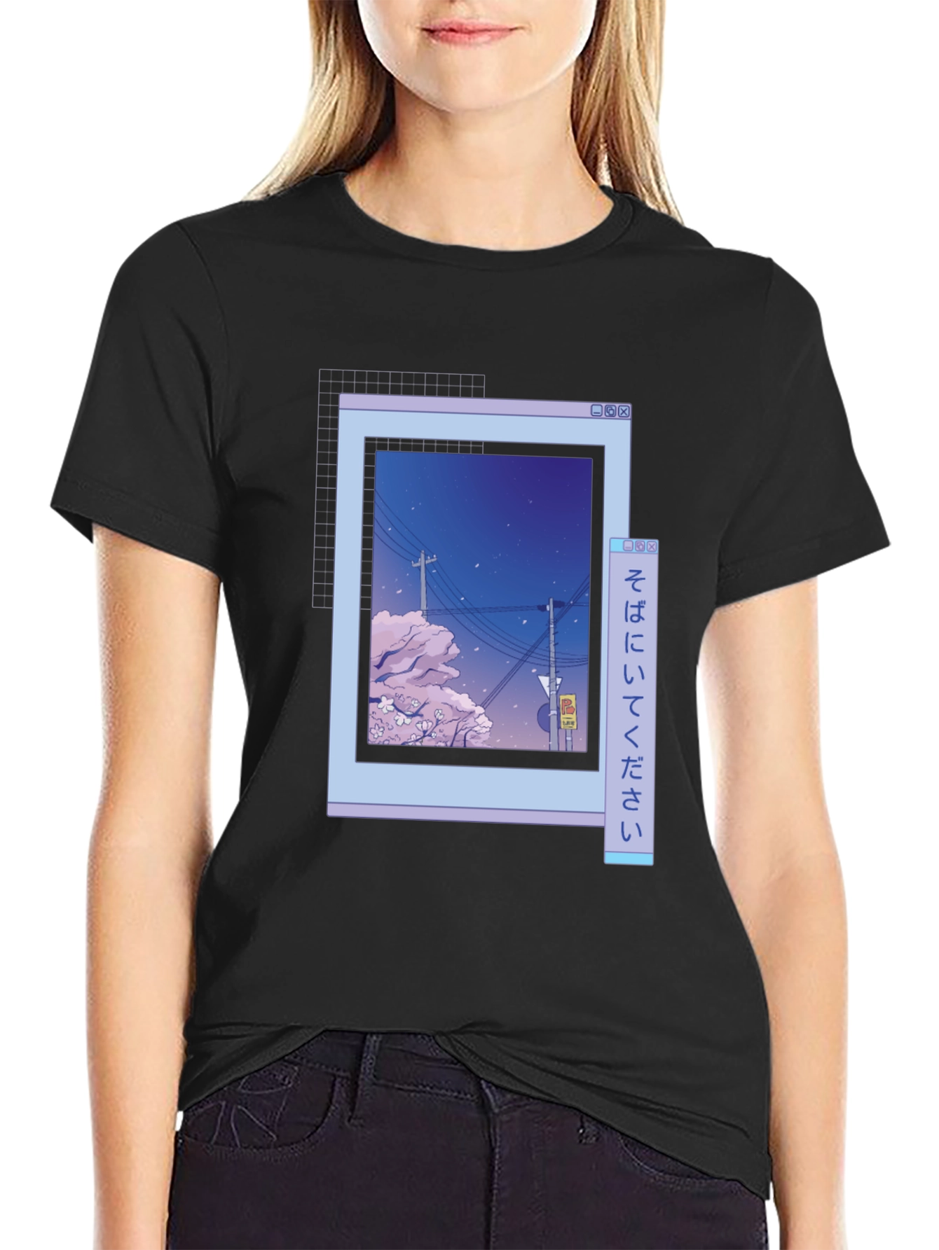 Aesthetic Vaporwave Japanese T-Shirt