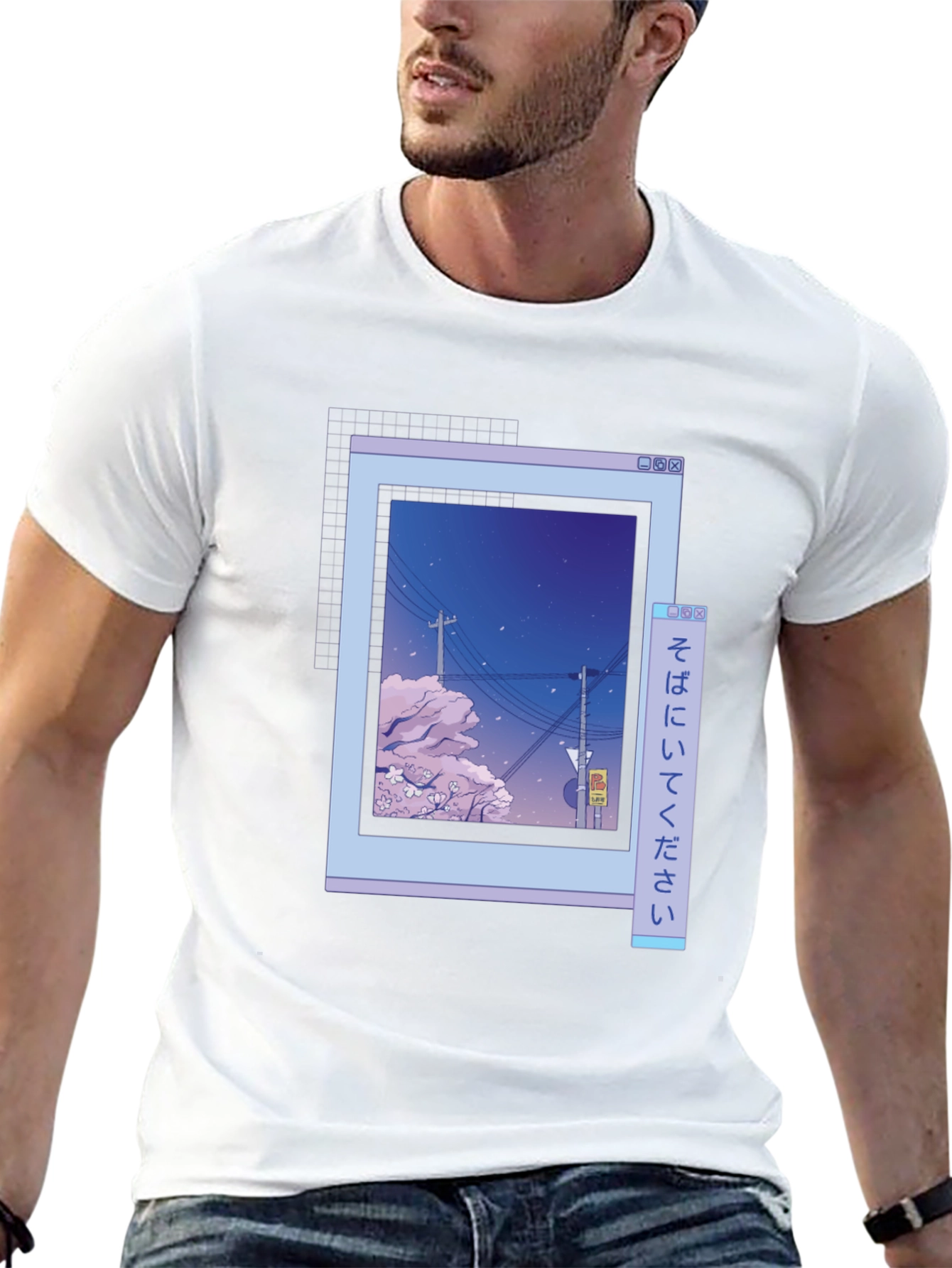 Aesthetic Vaporwave Japanese T-Shirt