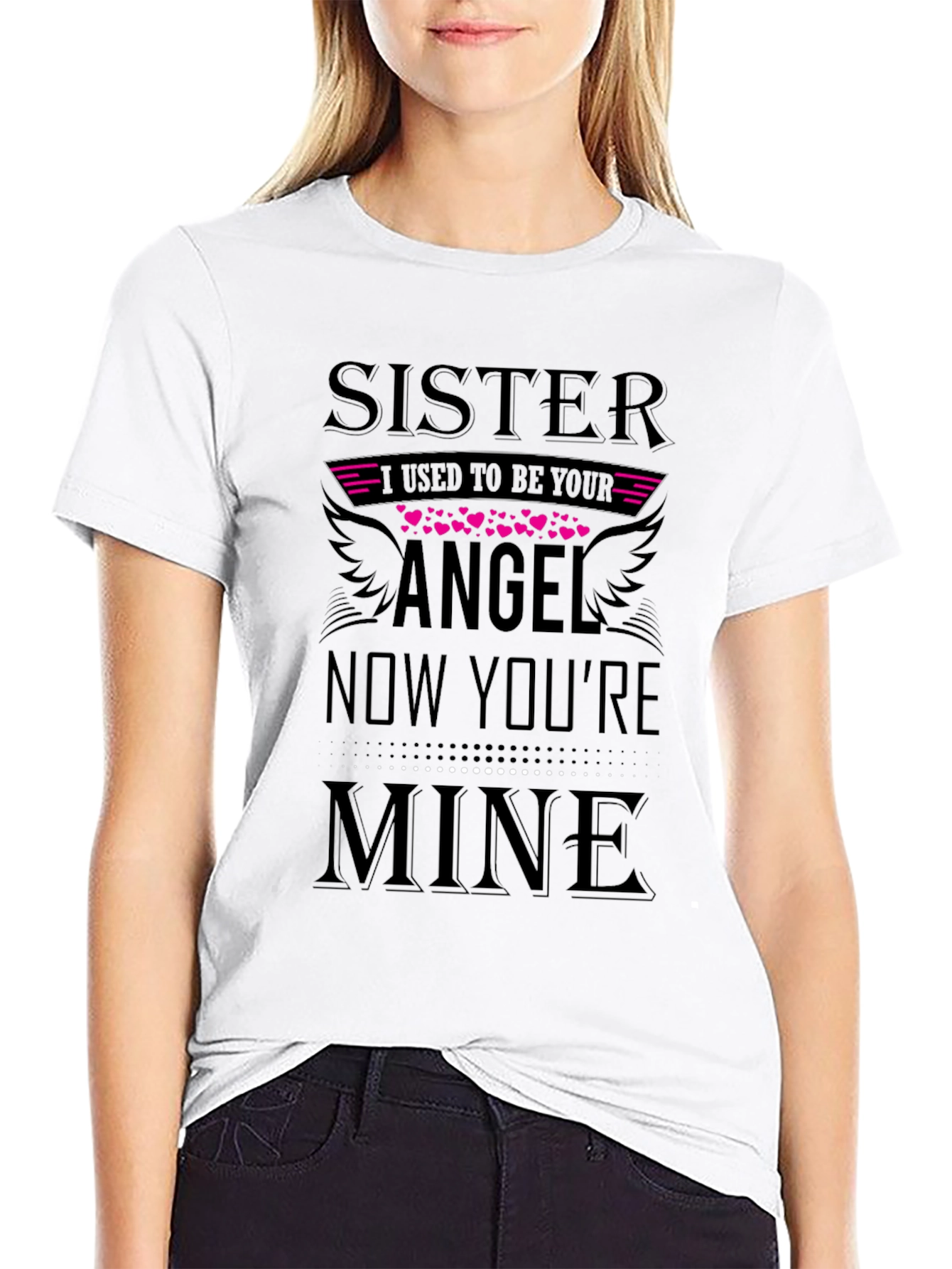 Sister Angel Graphic T-Shirt