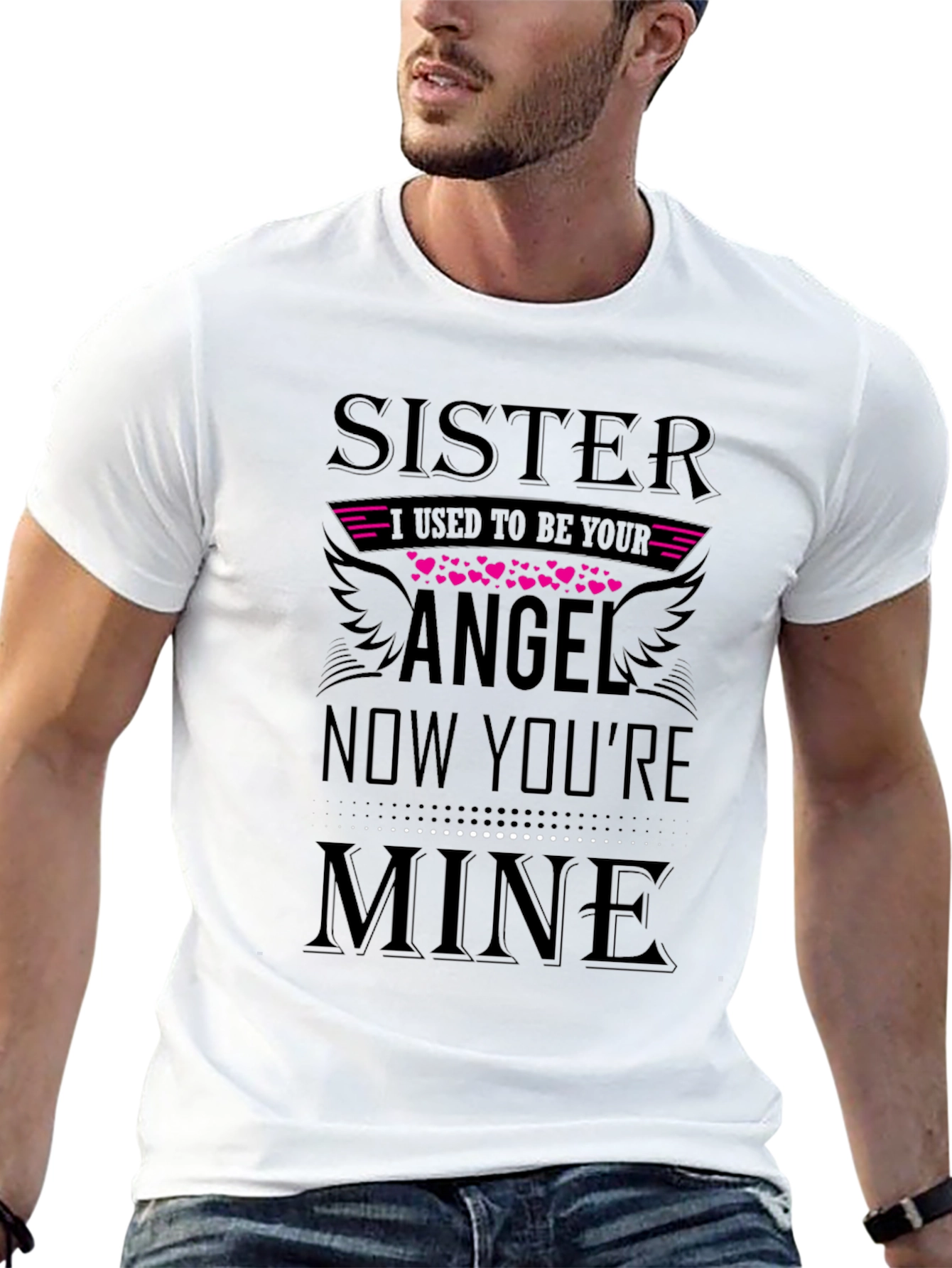 Sister Angel Graphic T-Shirt