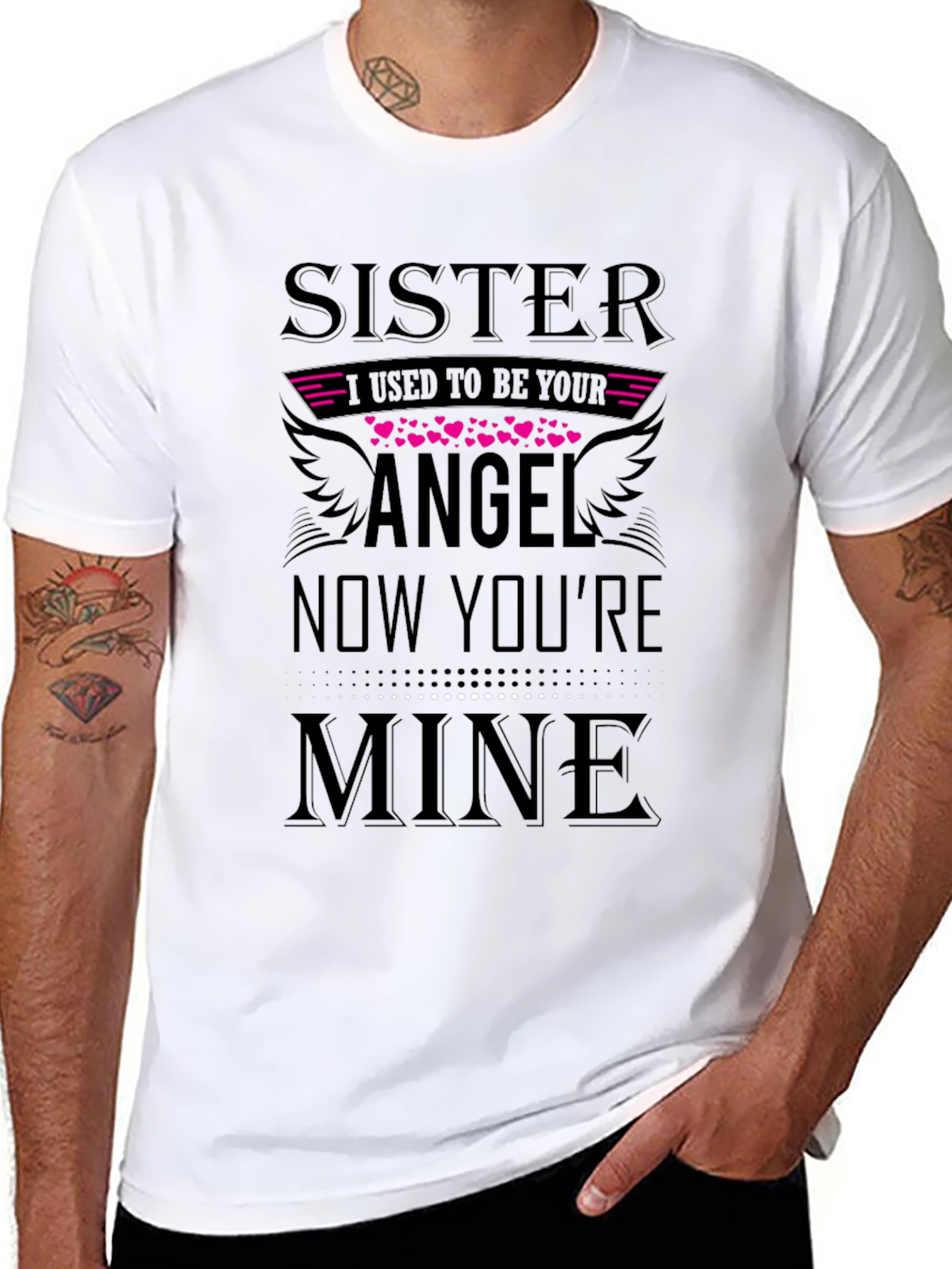 Sister Angel Graphic T-Shirt