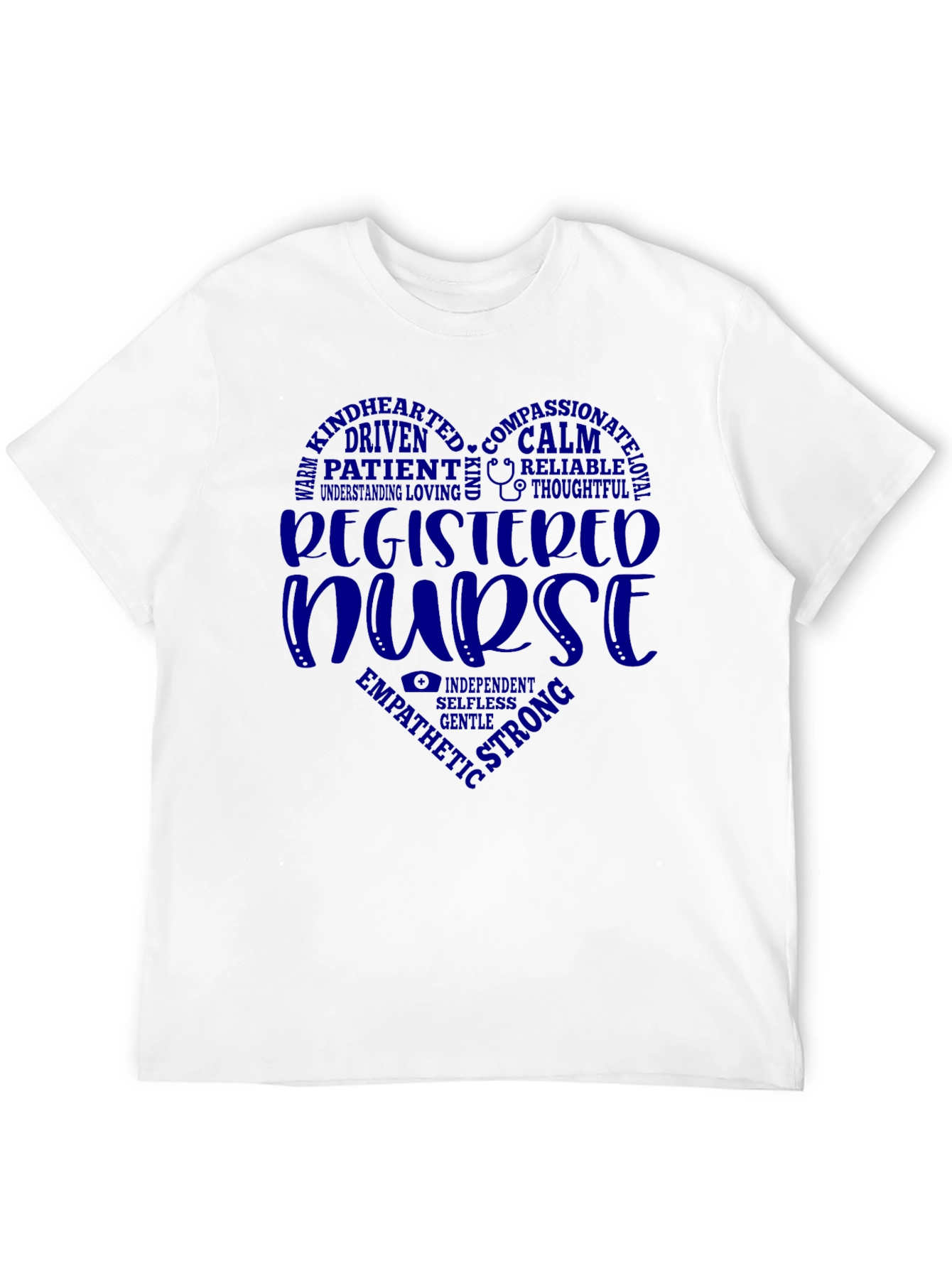Registered Nurse Heart Graphic T-Shirt
