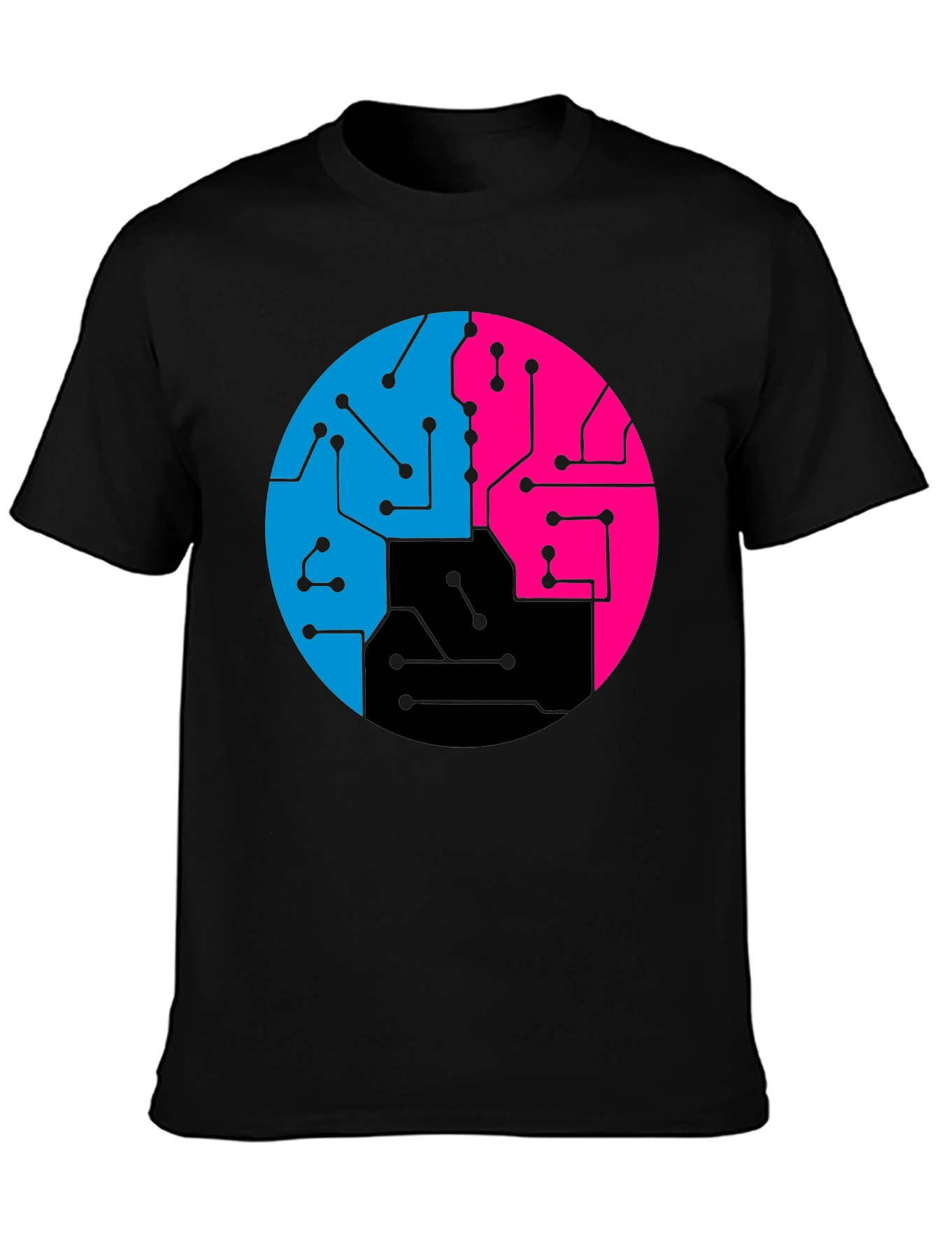 Tech Circuit Graphic Tee - Cool Geek Style