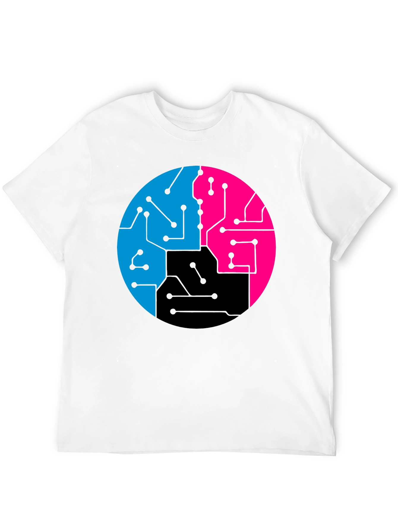 Tech Circuit Graphic Tee - Cool Geek Style