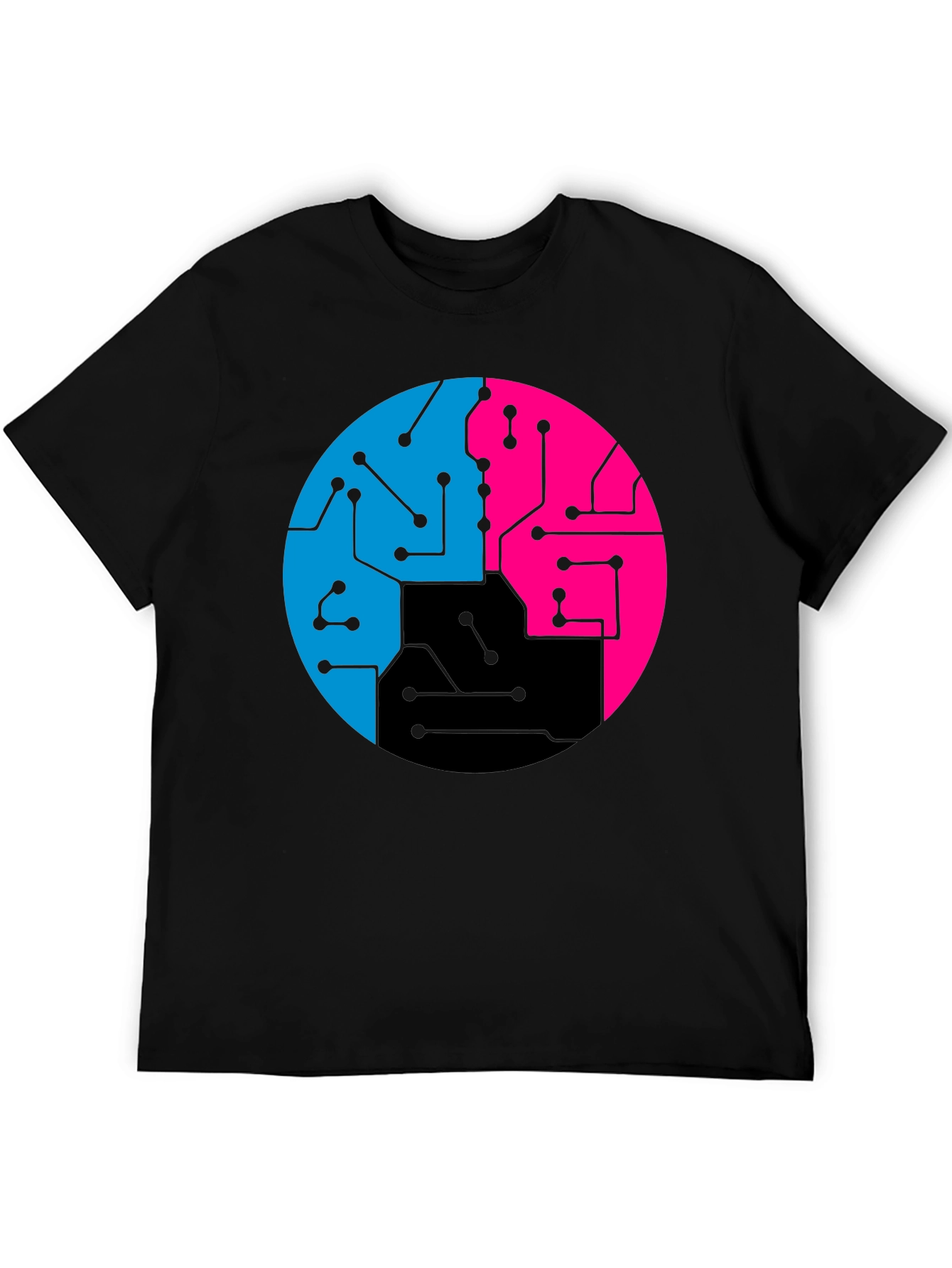 Tech Circuit Graphic Tee - Cool Geek Style