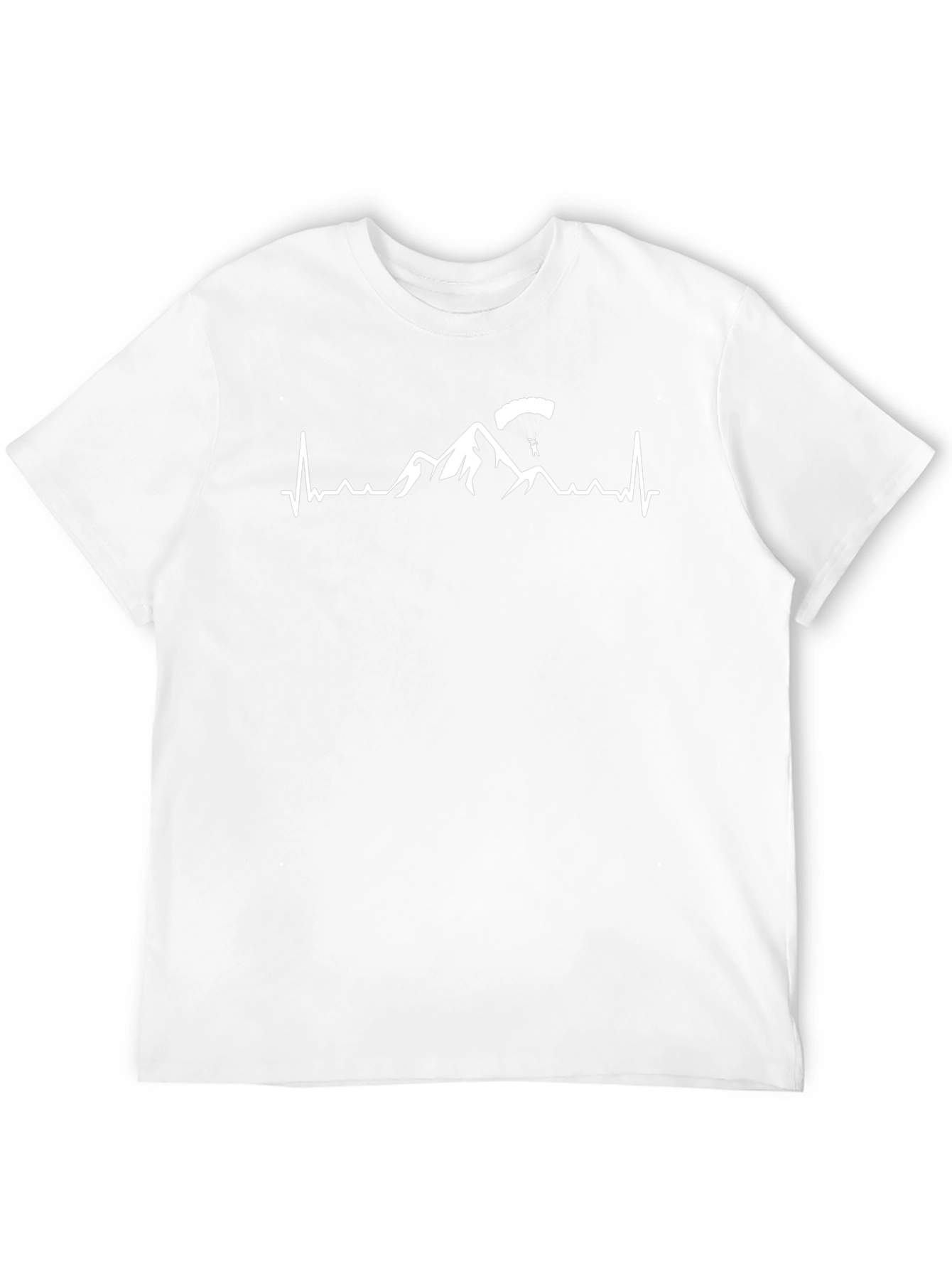 Mountain Paragliding Heartbeat T-Shirt