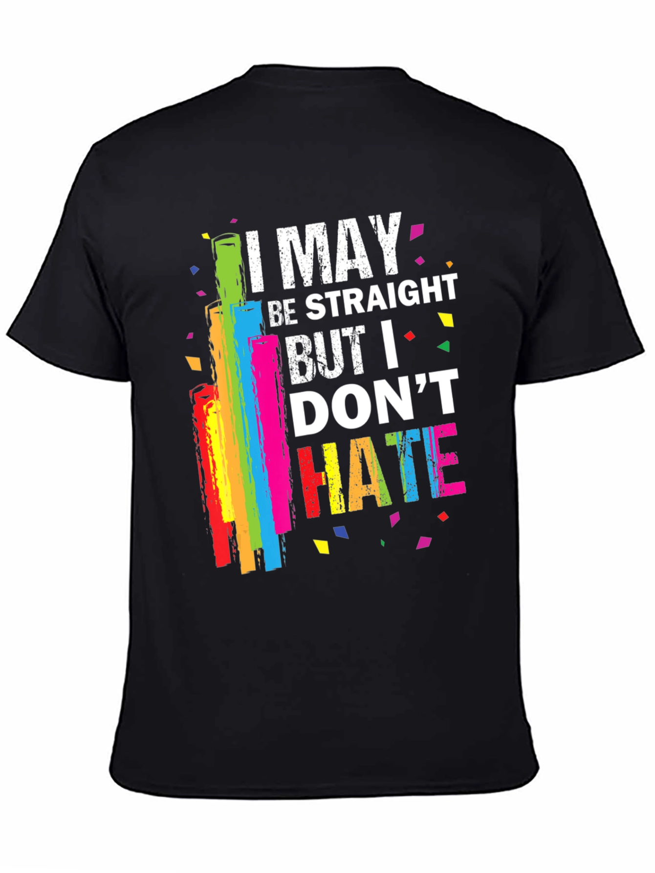 I May Be Straight Pride Rainbow T-Shirt