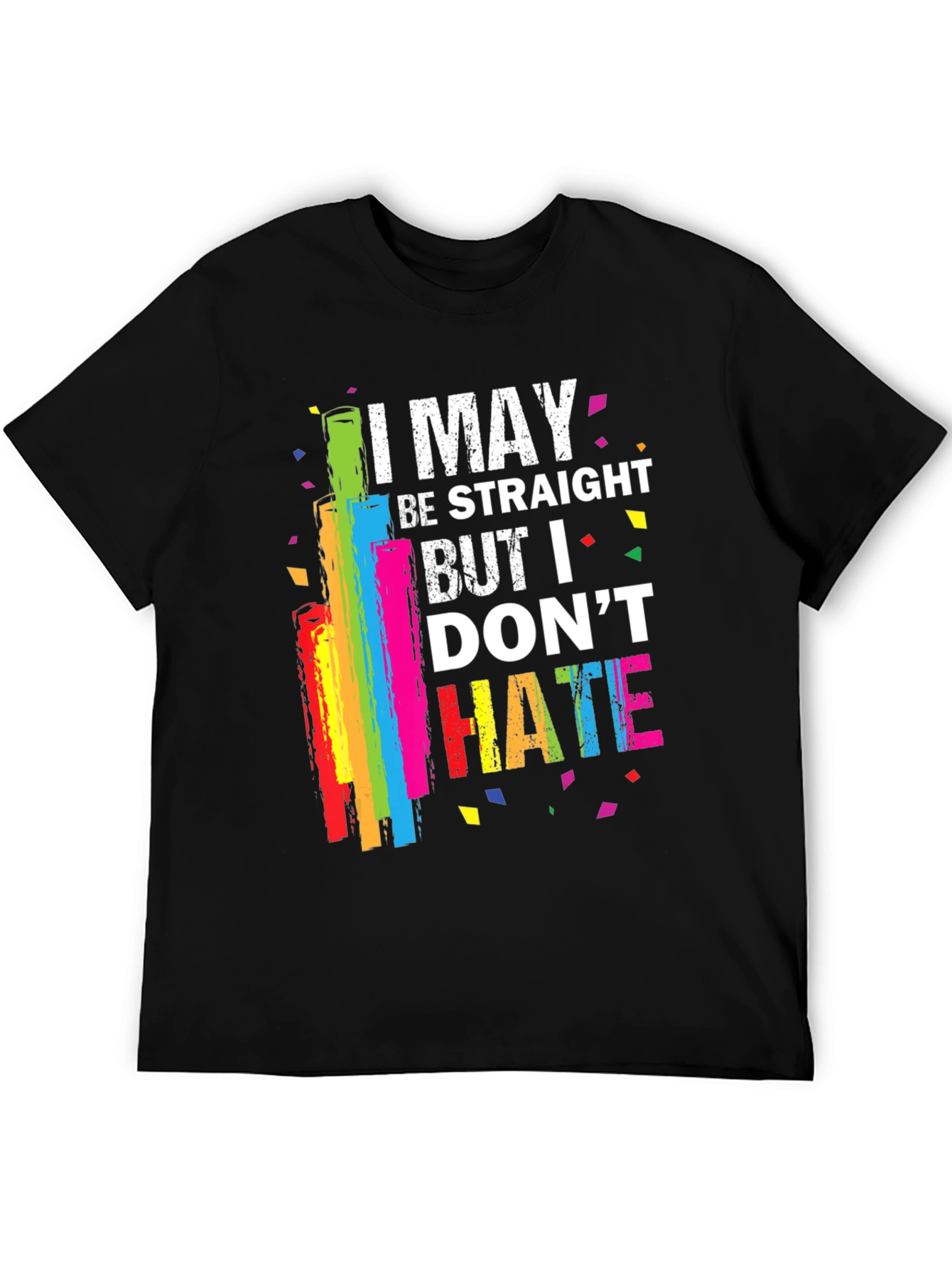 I May Be Straight Pride Rainbow T-Shirt
