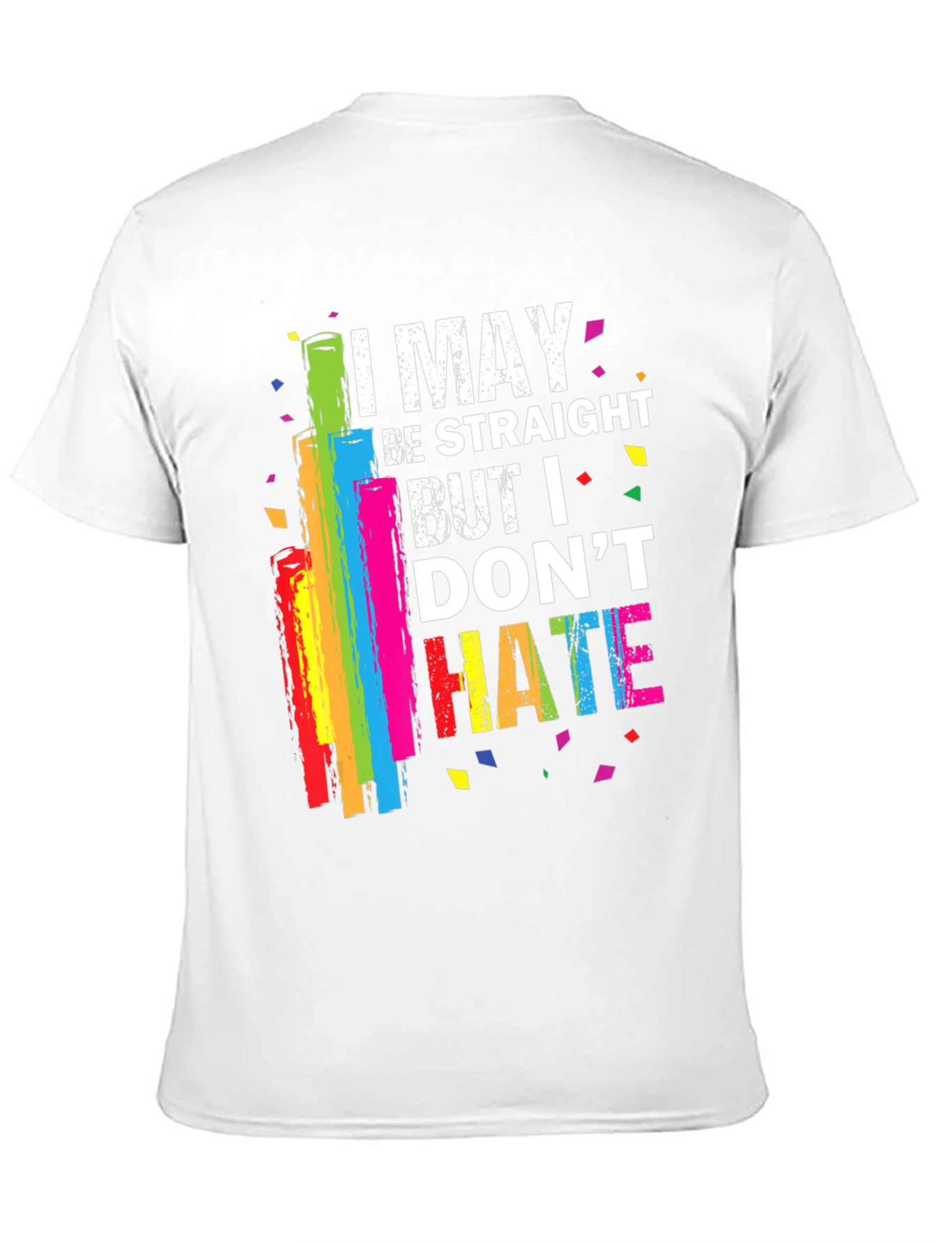I May Be Straight Pride Rainbow T-Shirt