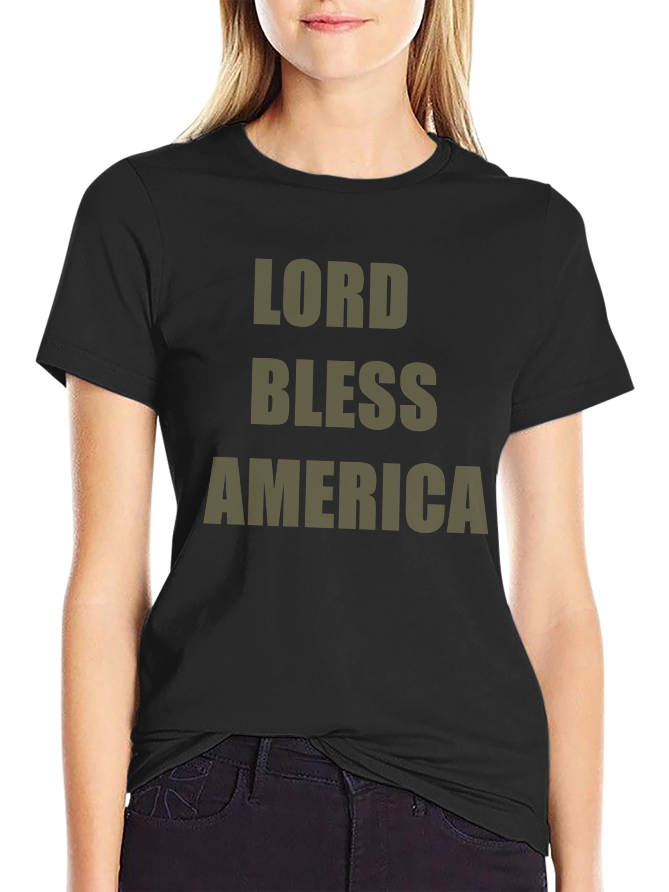 Lord Bless America Graphic Tee - Patriotic T-Shirt