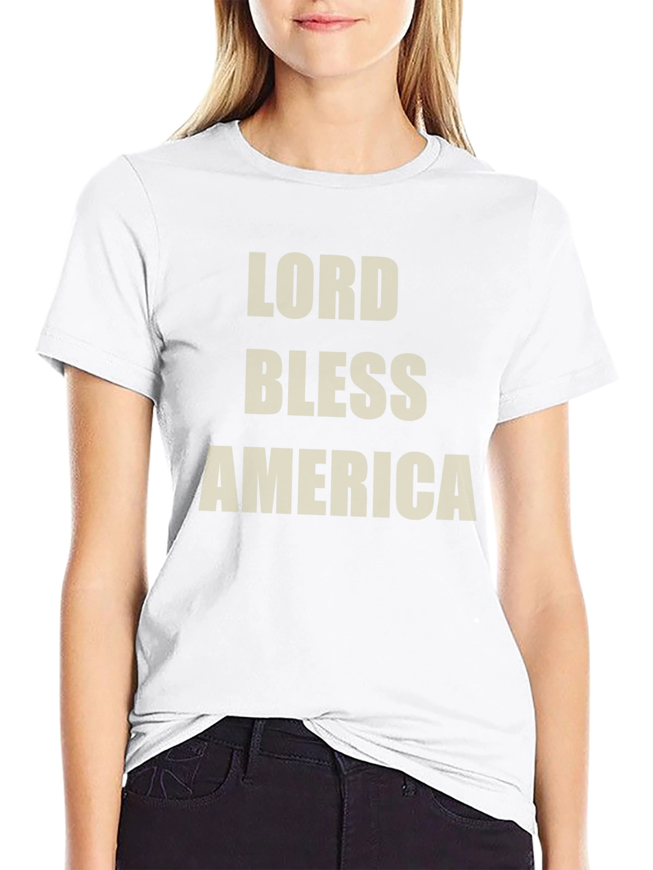 Lord Bless America Graphic Tee - Patriotic T-Shirt
