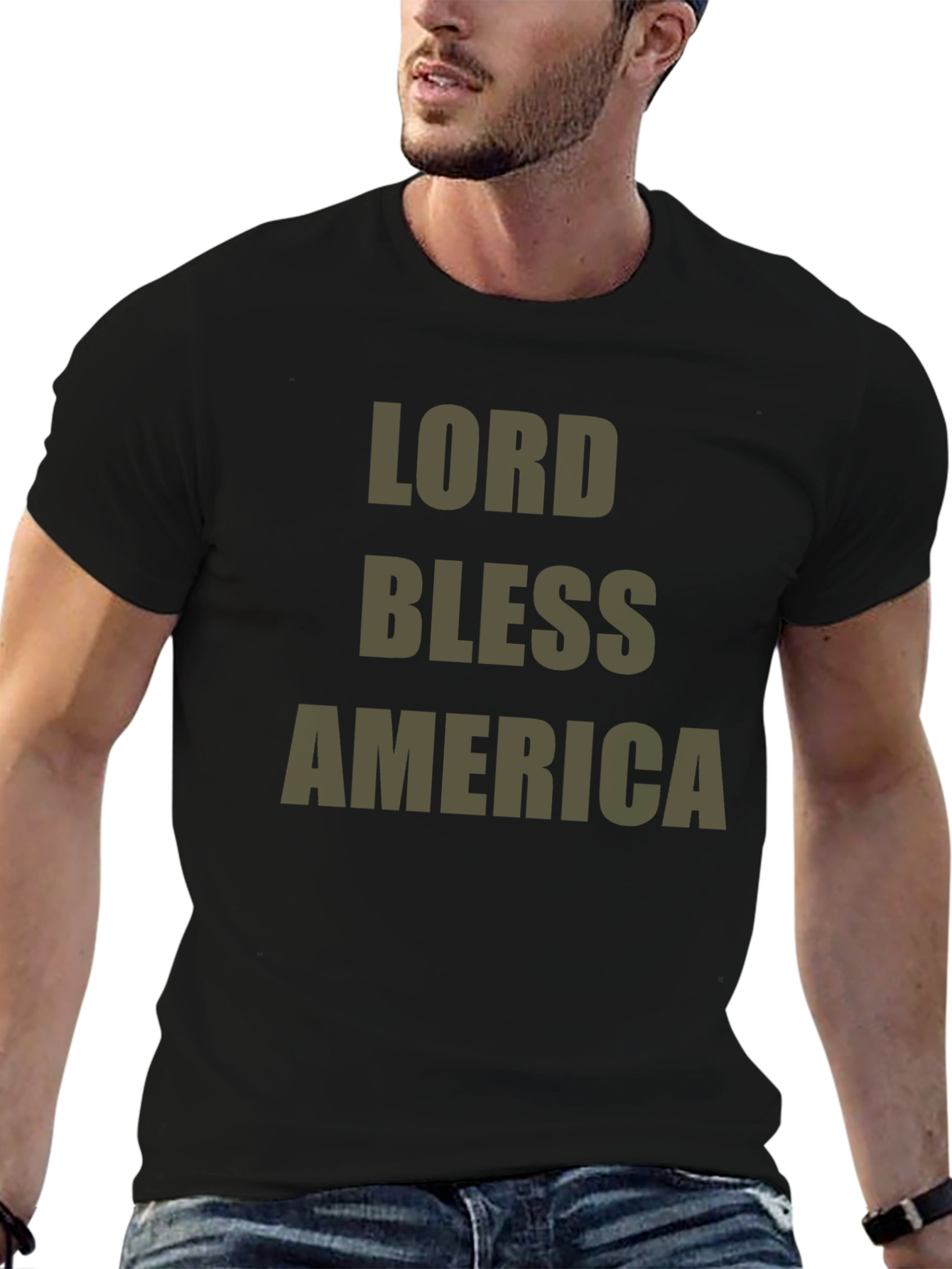 Lord Bless America Graphic Tee - Patriotic T-Shirt