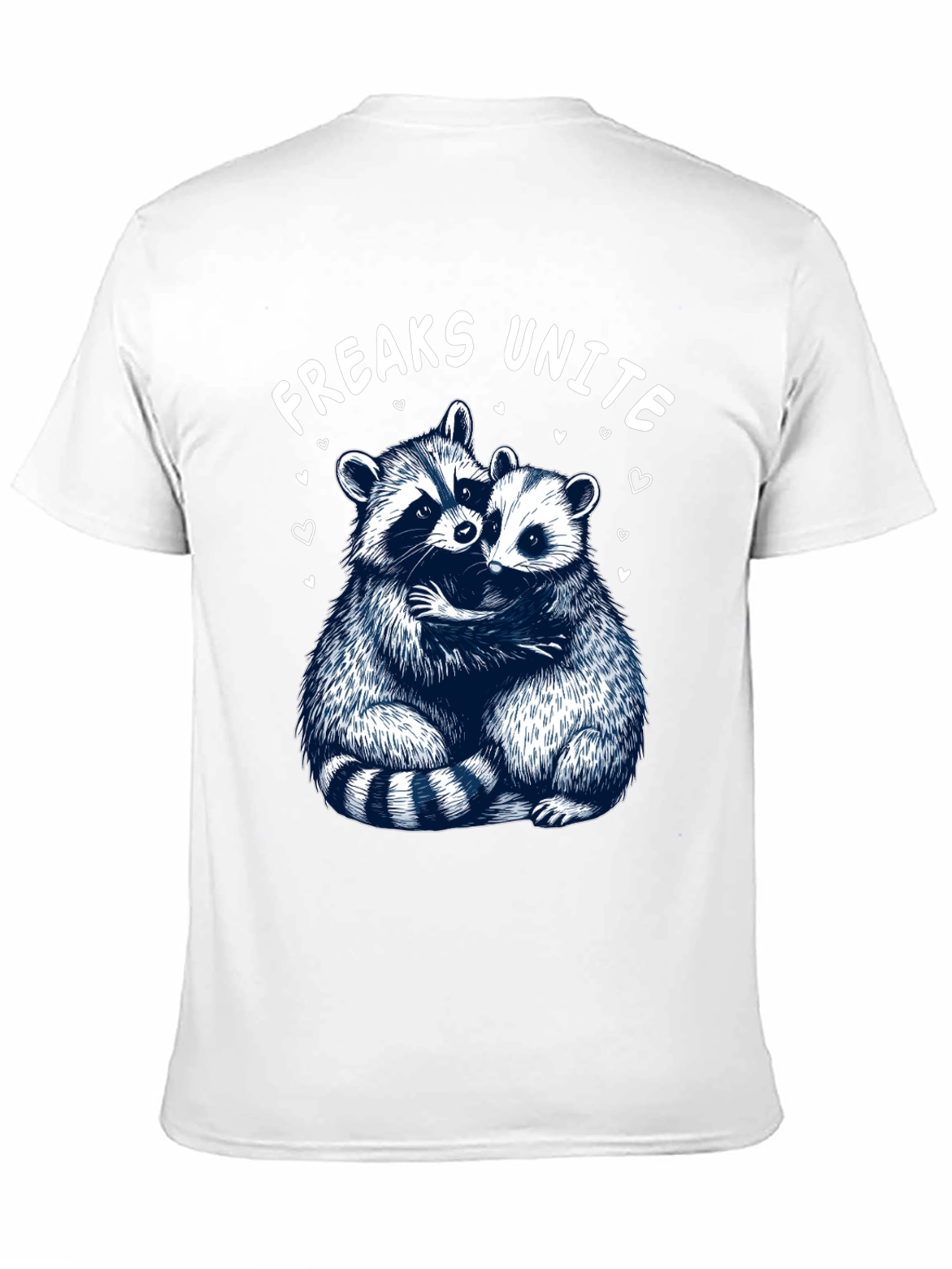 Freaks Unite Raccoon Graphic T-Shirt