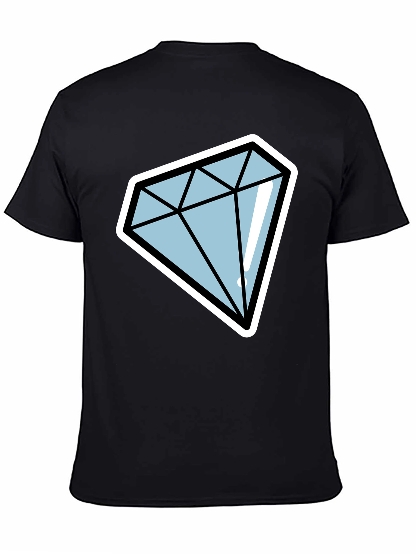 Diamond Graphic Black T-Shirt